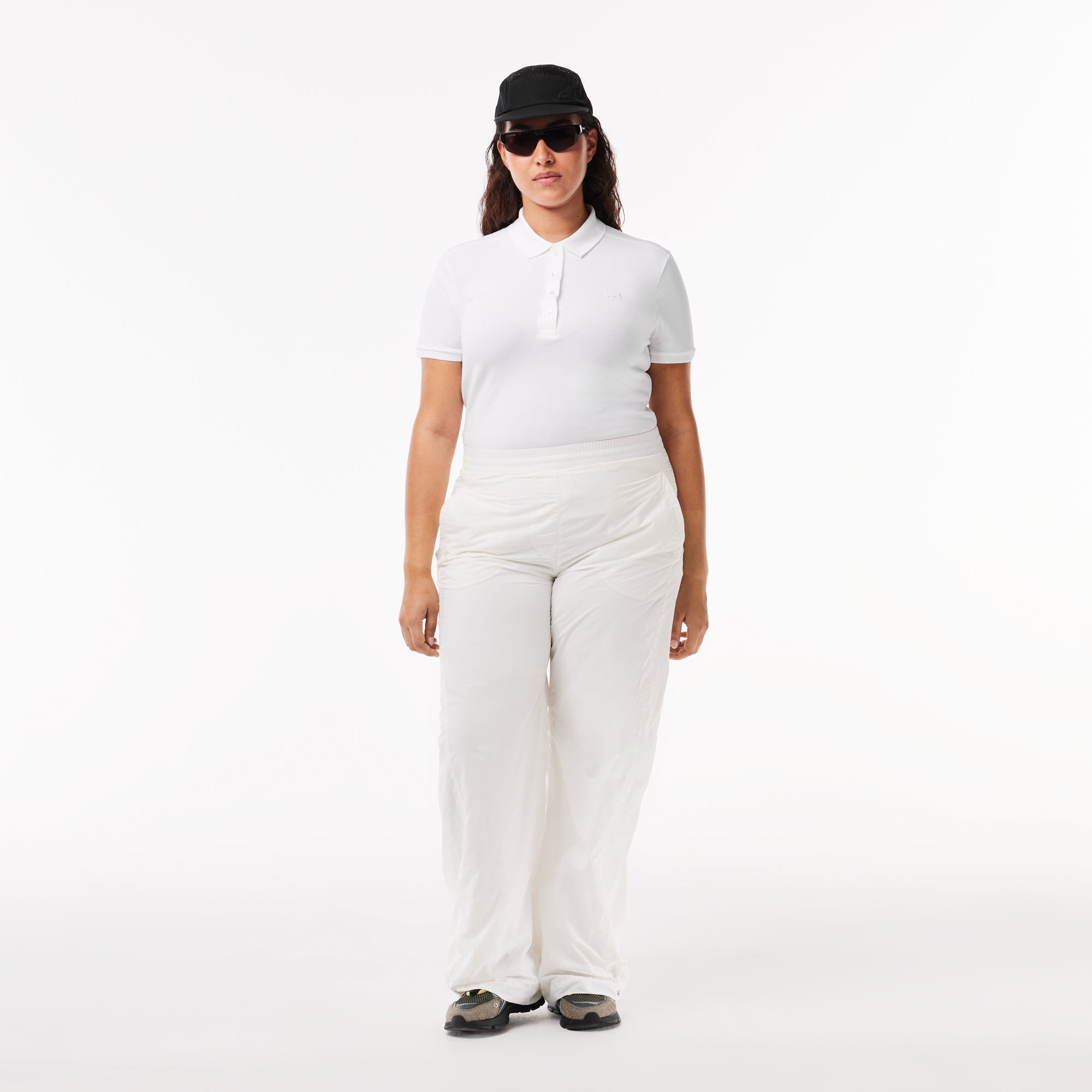 Lacoste Women's Slim fit Stretch Cotton Piqué Polo Shirt - Lacoste Apparel THE MIX