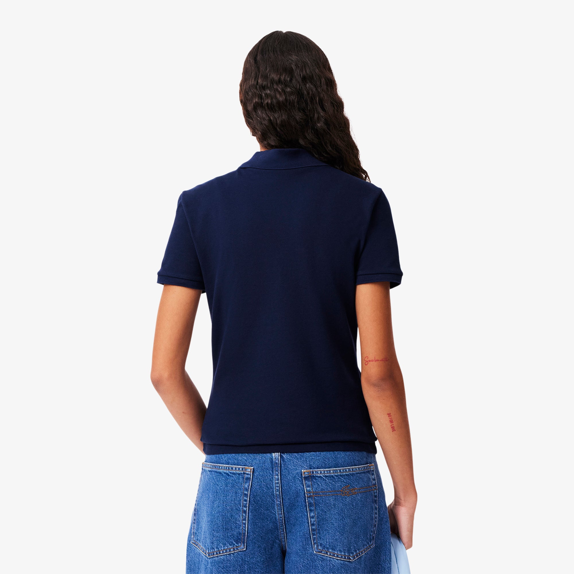 LACOSTE Women's Slim fit Stretch Cotton Piqué Polo Shirt