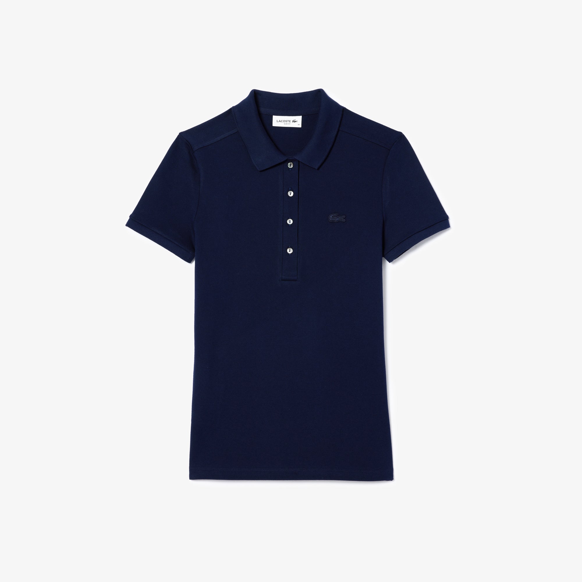 LACOSTE Women's Slim fit Stretch Cotton Piqué Polo Shirt