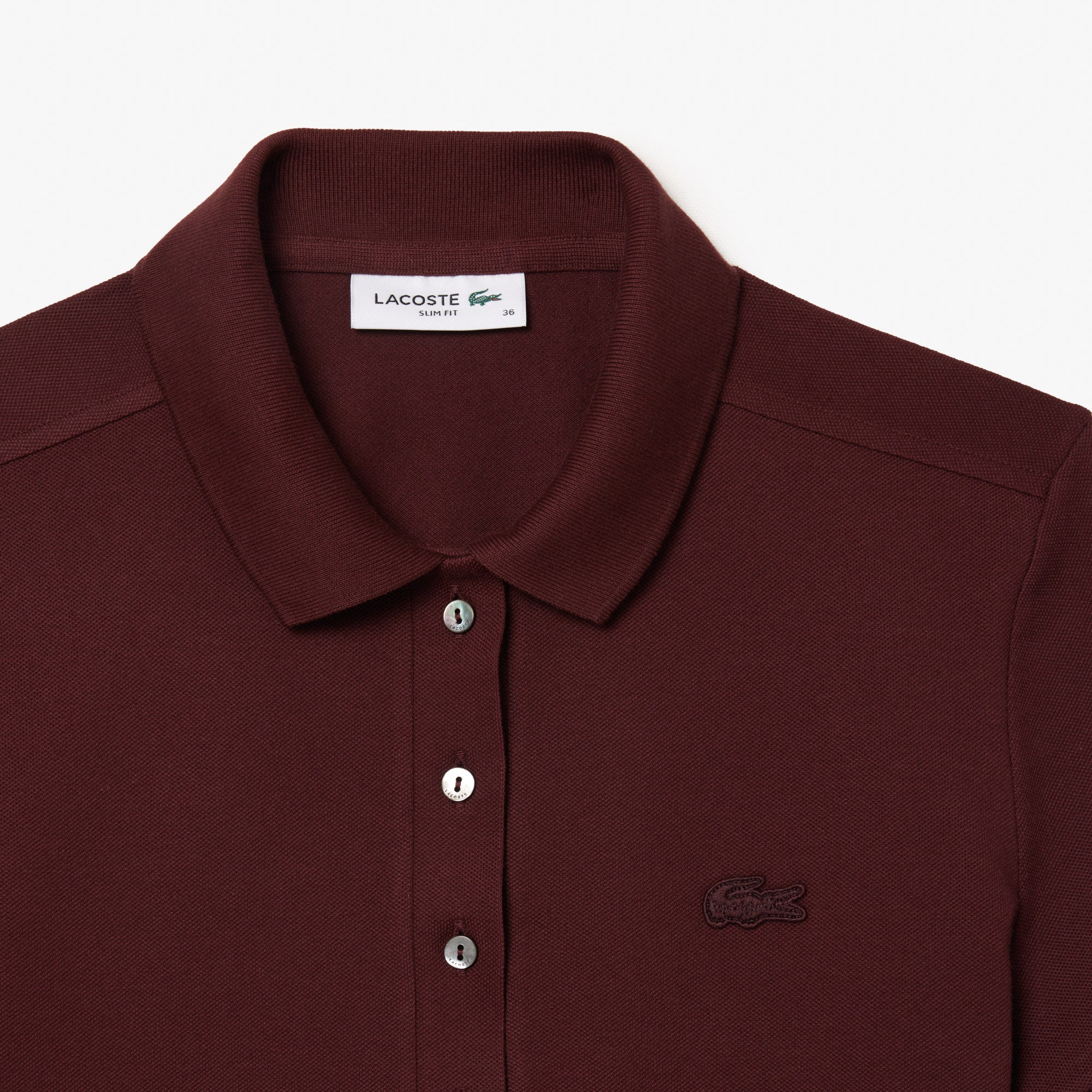 LACOSTE Women's Slim fit Stretch Cotton Piqué Polo Shirt