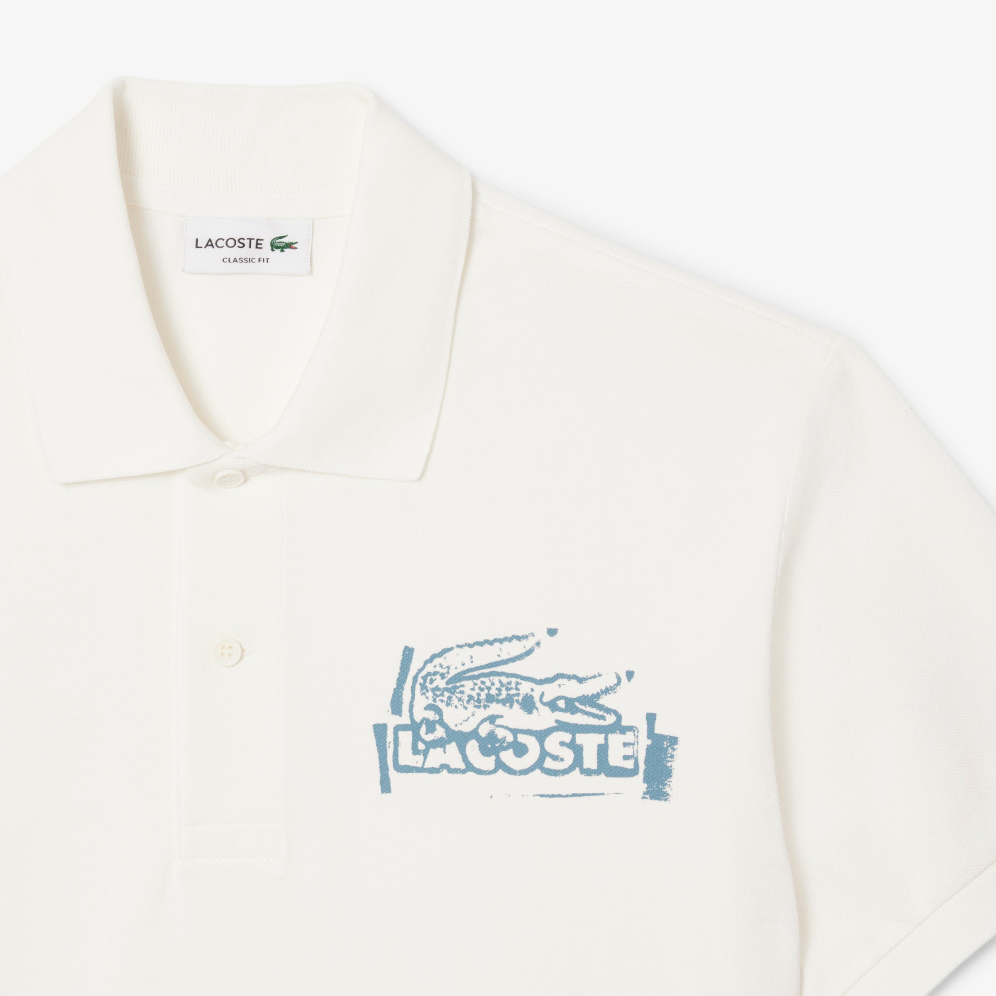 LACOSTE Men's Classic Fit Printed L.12.12 Polo