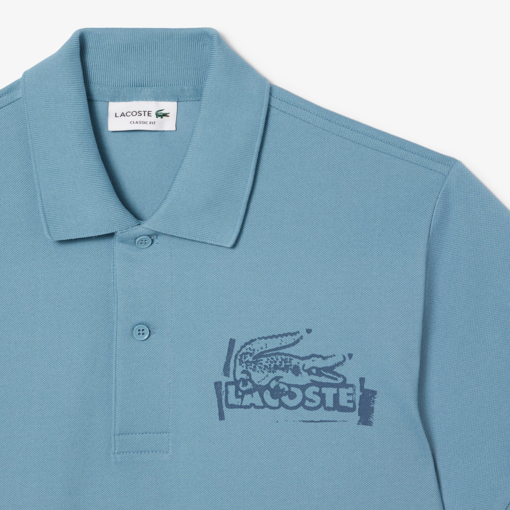 LACOSTE Men's Classic Fit Printed L.12.12 Polo