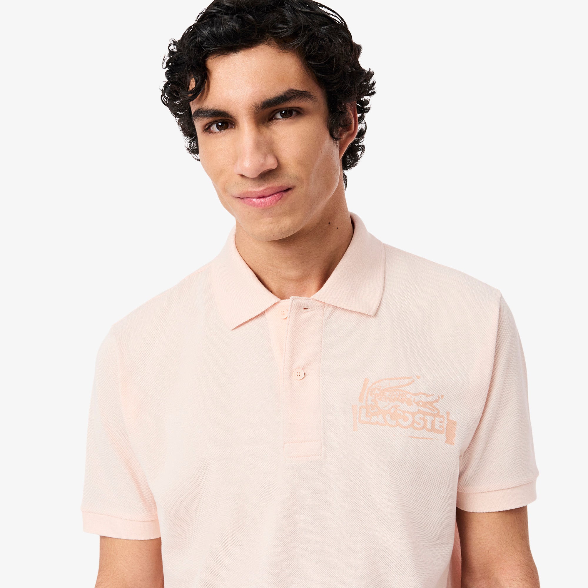 LACOSTE Men's Classic Fit Printed L.12.12 Polo