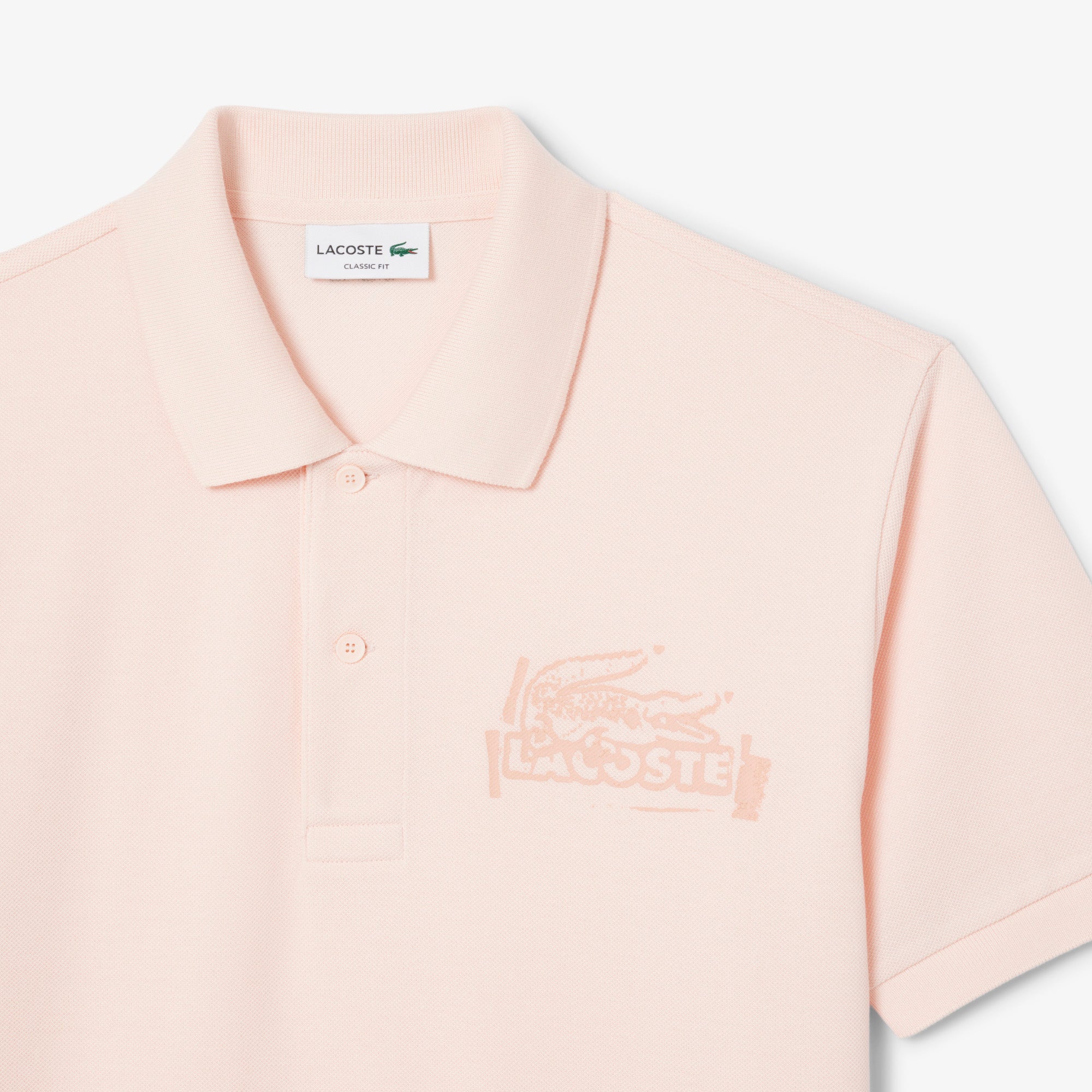 LACOSTE Men's Classic Fit Printed L.12.12 Polo