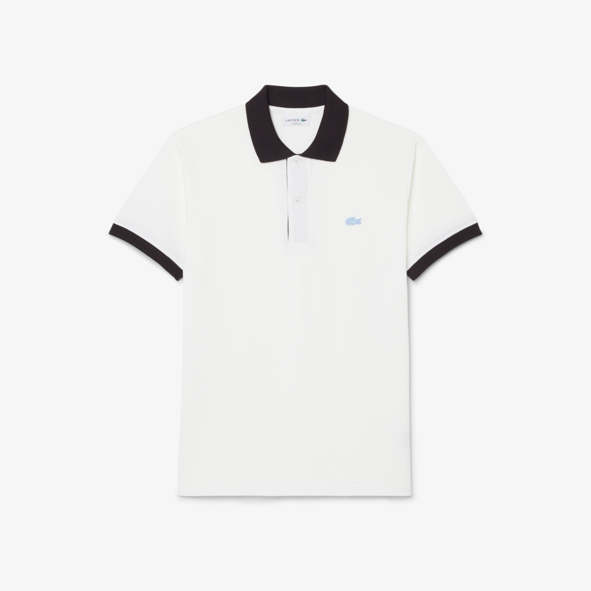 LACOSTE Men Classic Fit Contrast Rib Polo