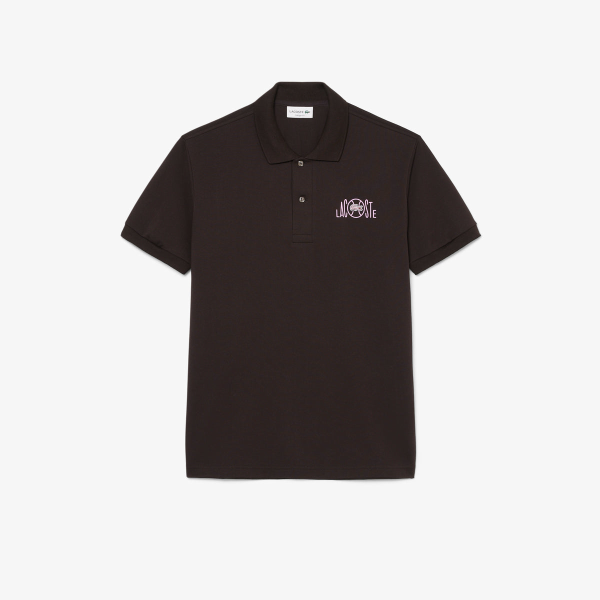 LACOSTE Classic Fit Graphic Branding Polo Shirt
