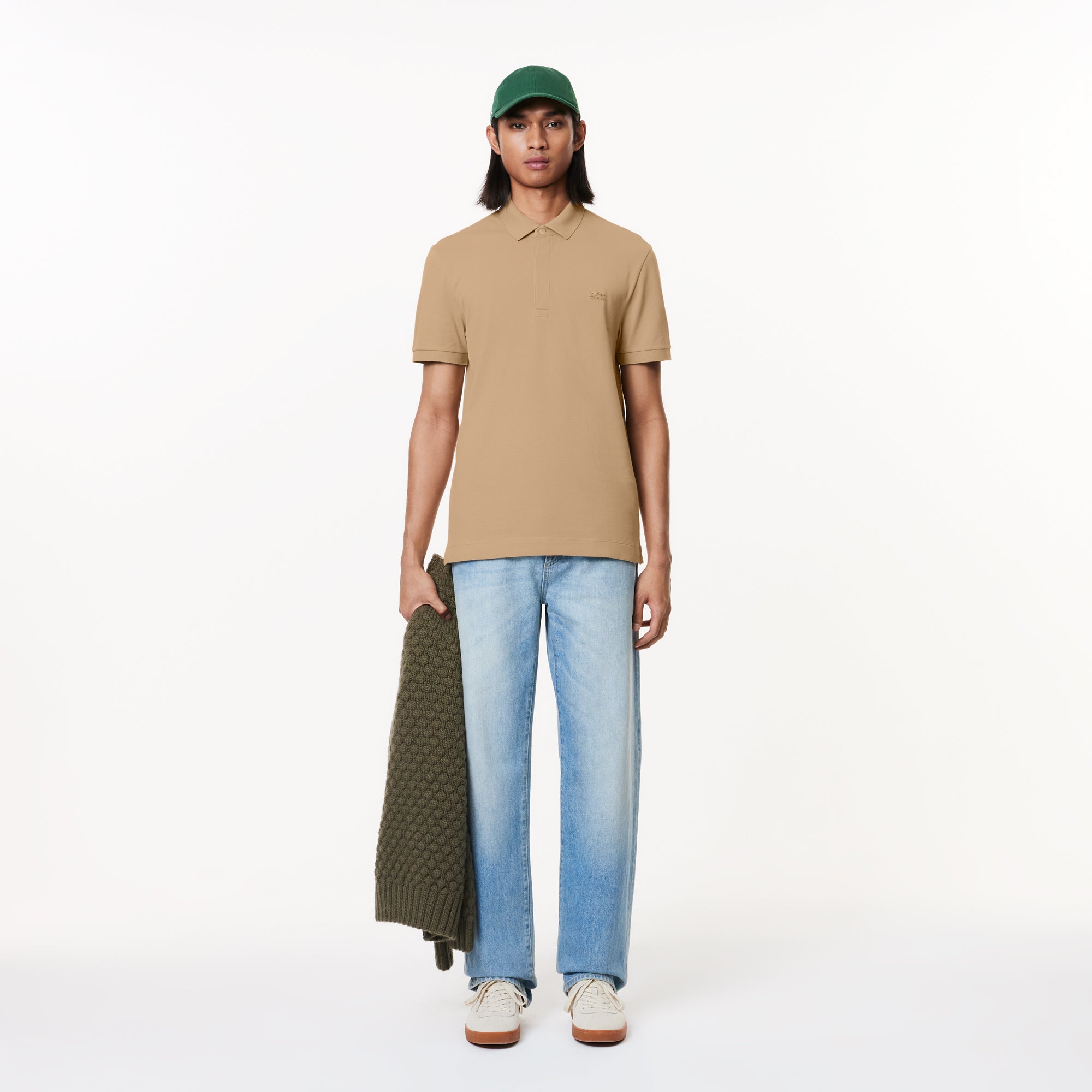LACOSTE Regular Fit Paris Stretch Piqué Polo Shirt