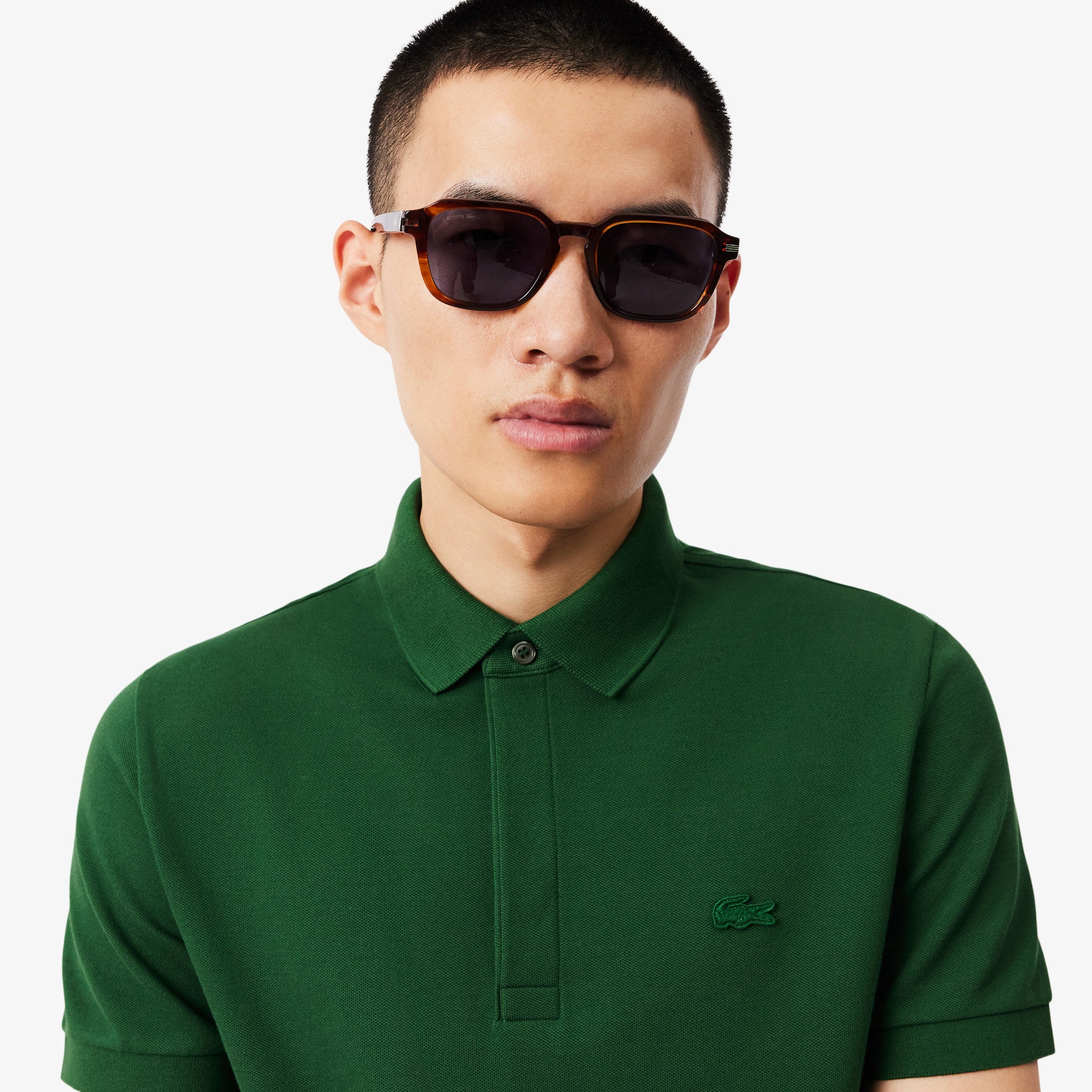 LACOSTE Regular Fit Paris Stretch Piqué Polo Shirt