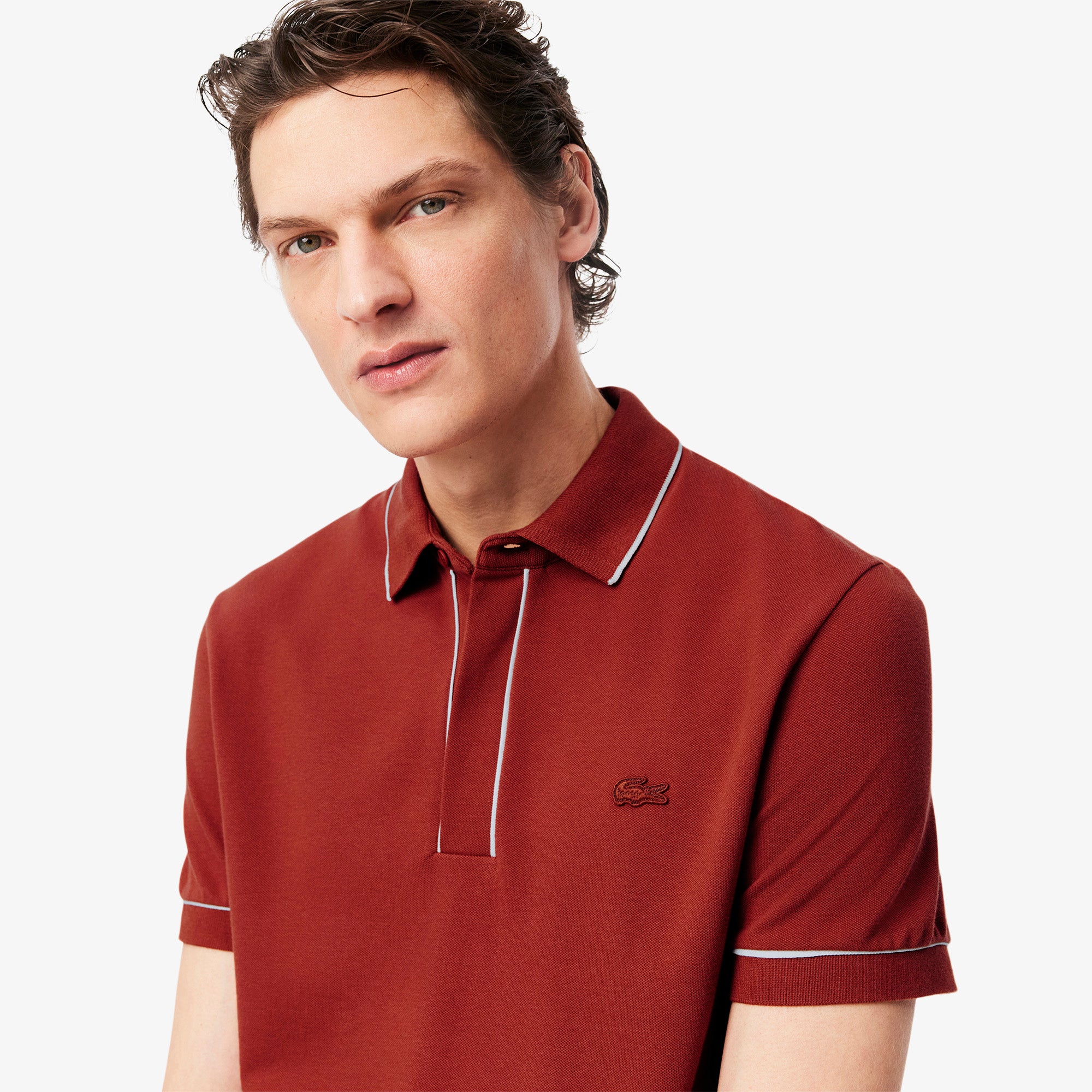 LACOSTE Regular Fit Paris Stretch Piqué Polo Shirt
