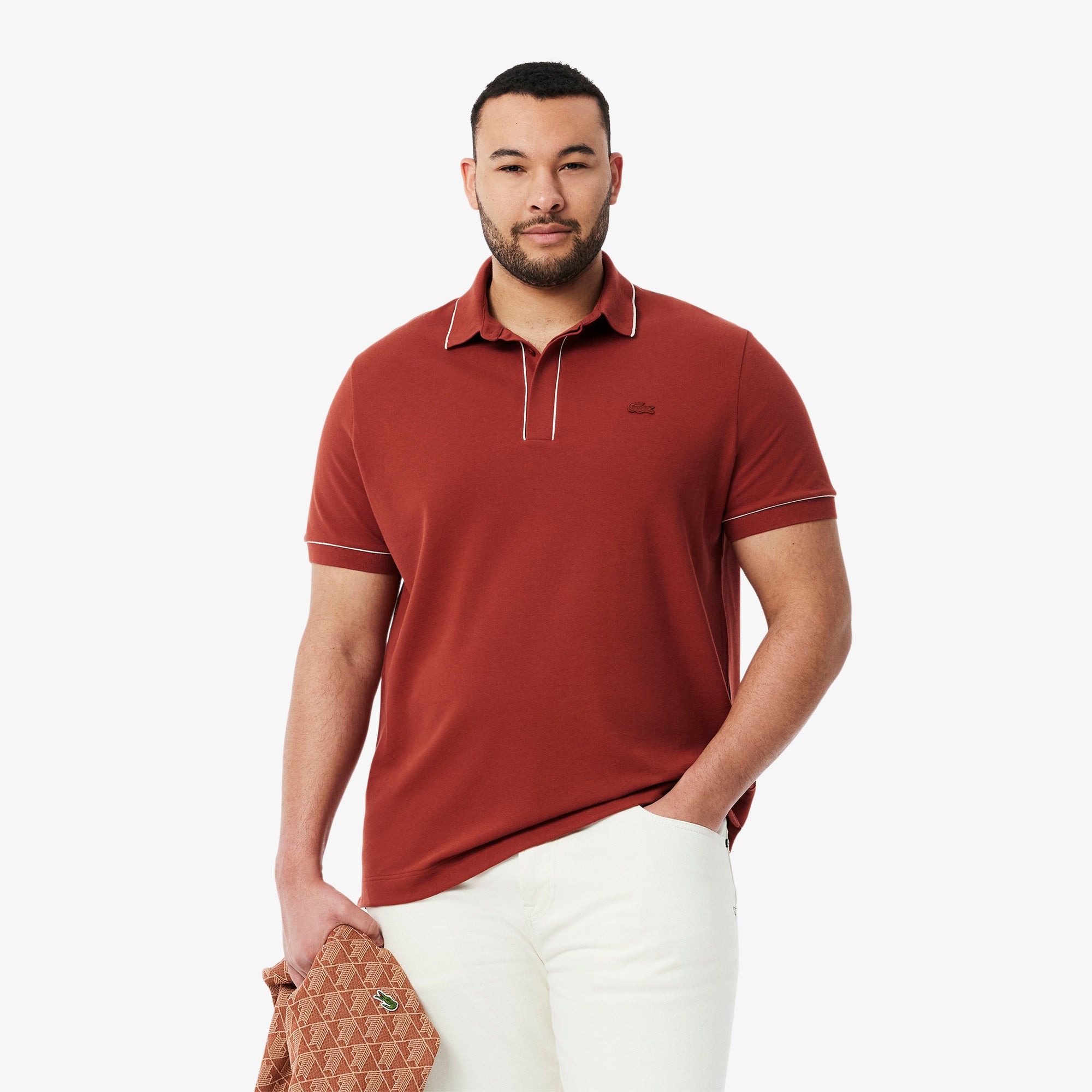 LACOSTE Regular Fit Paris Stretch Piqué Polo Shirt