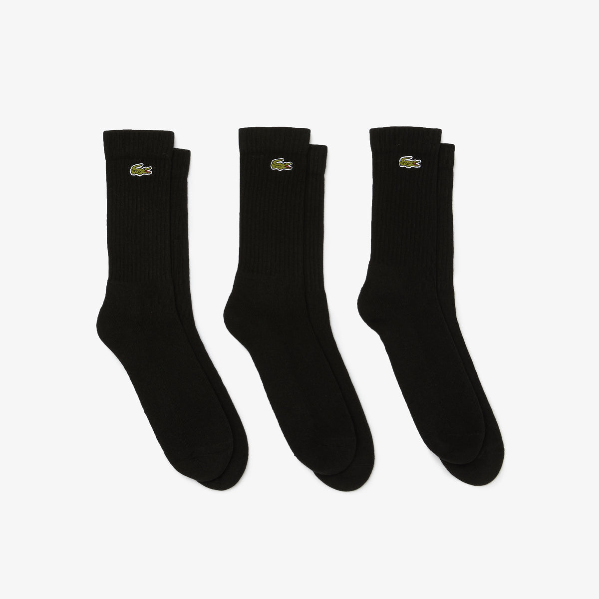 LACOSTE Unisex Sport High-Cut Socks Three-Pack