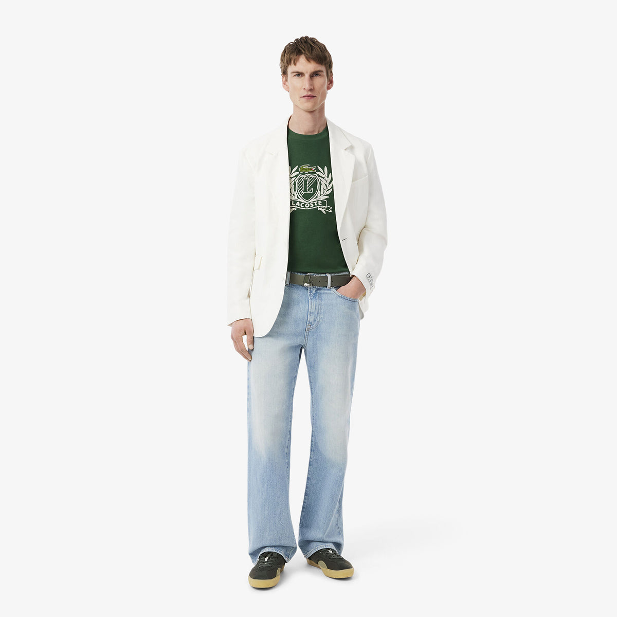 LACOSTE Leather Belt Men