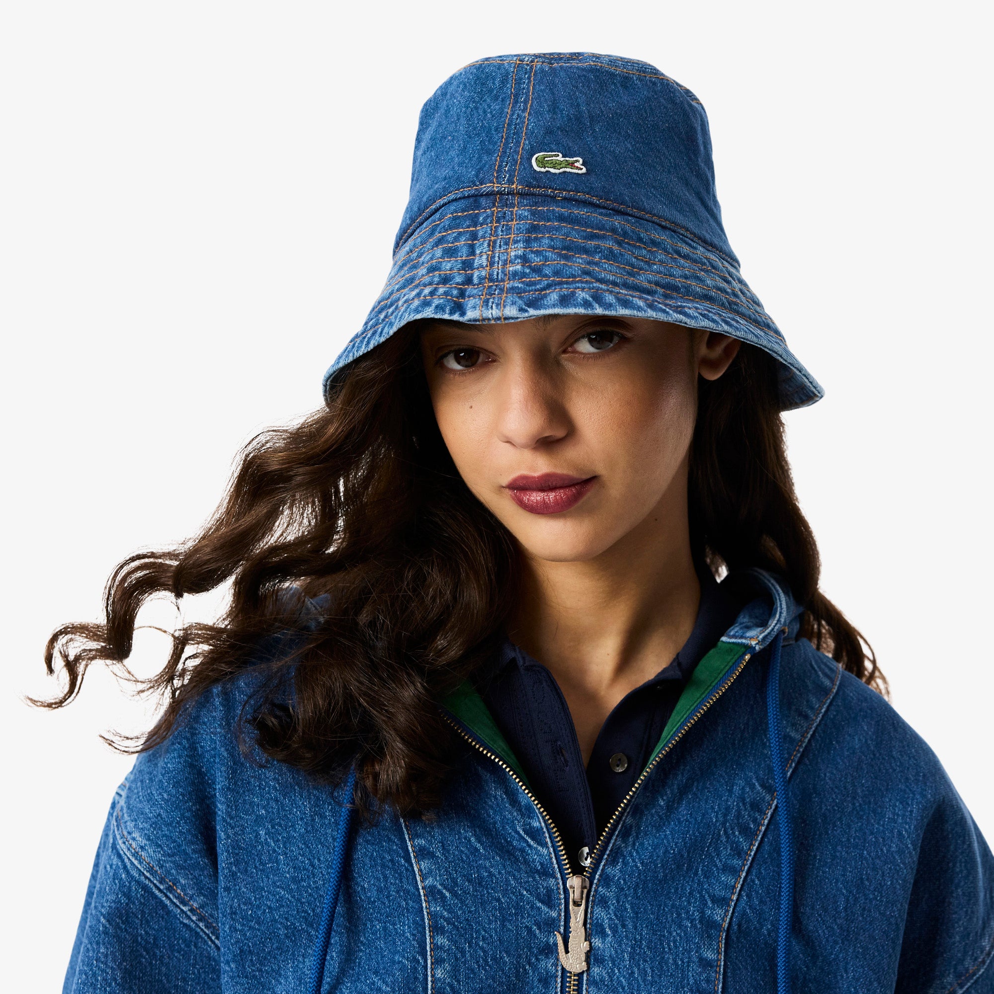 LACOSTE Women's Cotton Twill Bucket Hat
