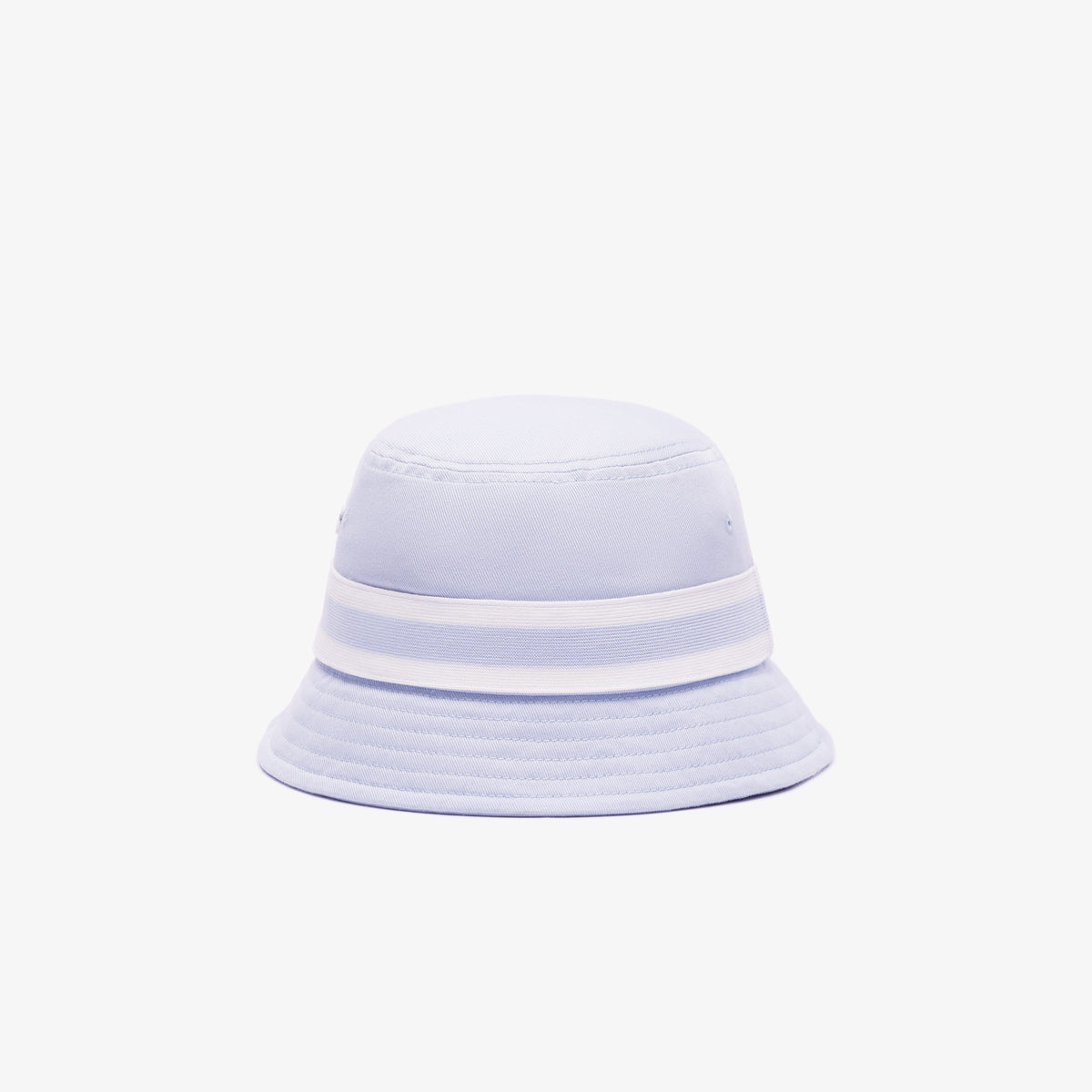 LACOSTE Women's Cotton Gabardine Contrast Stripe Bucket Hat
