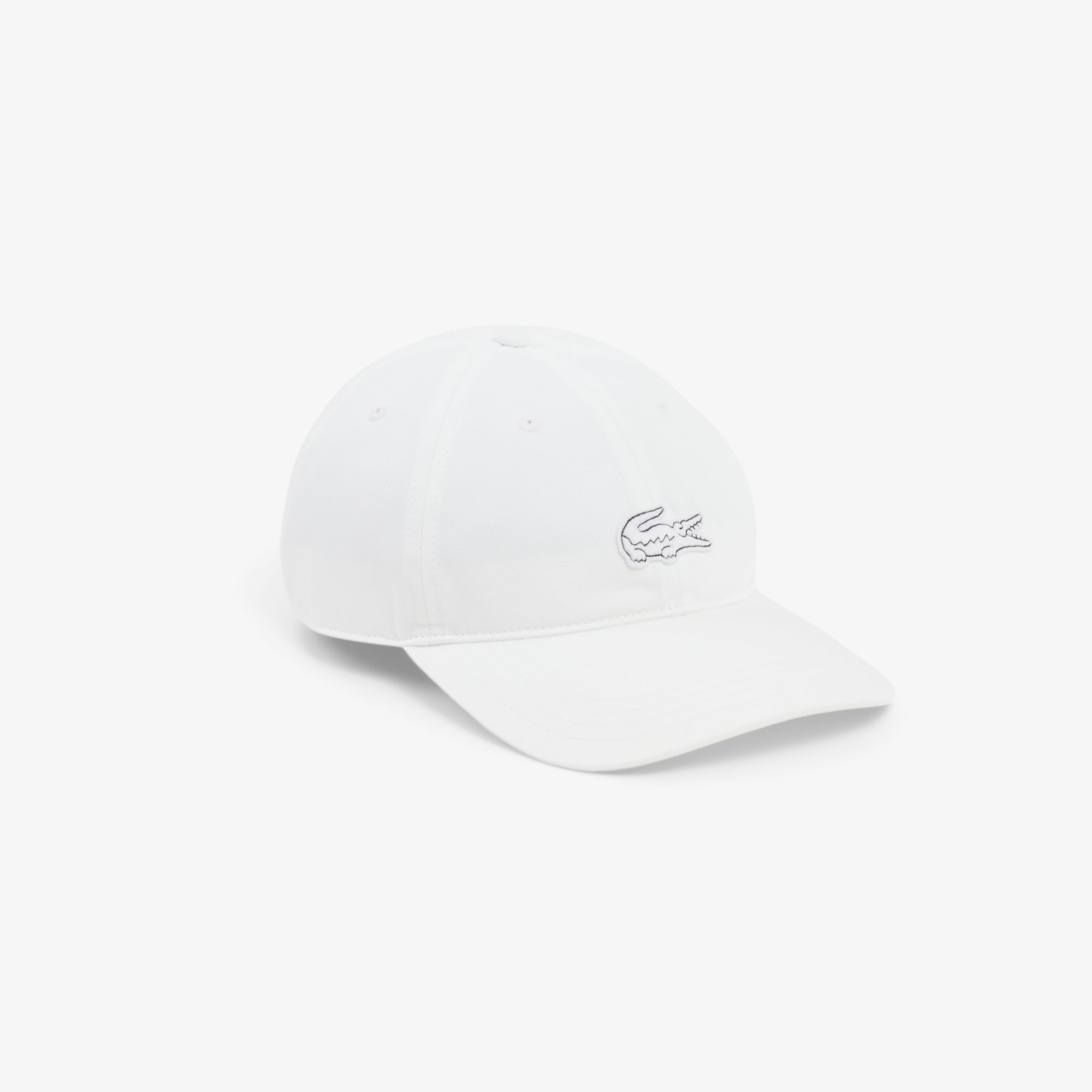 LACOSTE Cotton Twill Badge Cap