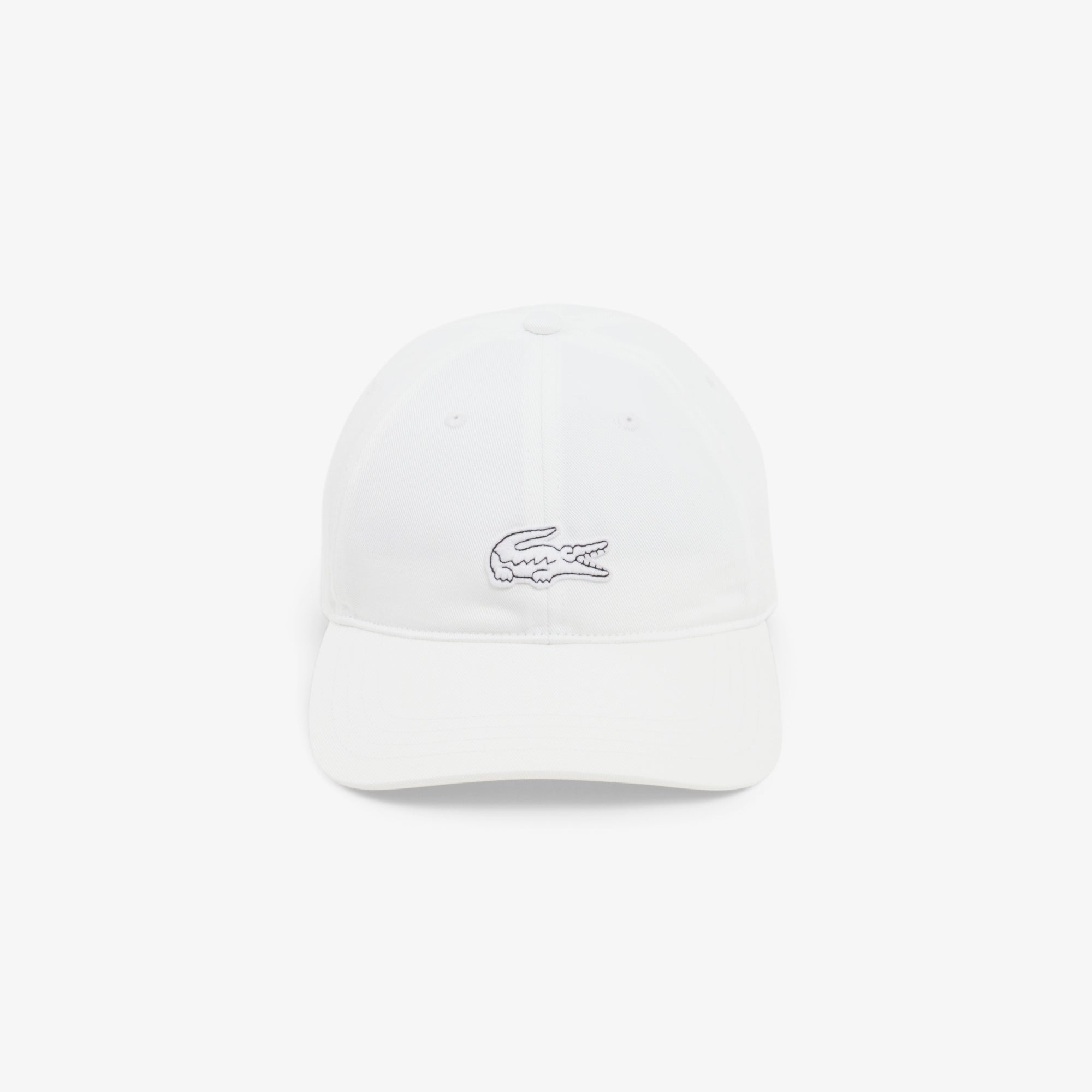 LACOSTE Cotton Twill Badge Cap