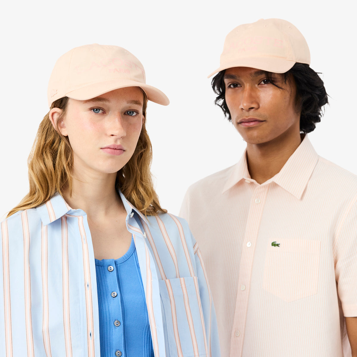 LACOSTE Printed Cotton Twill Unisex Cap