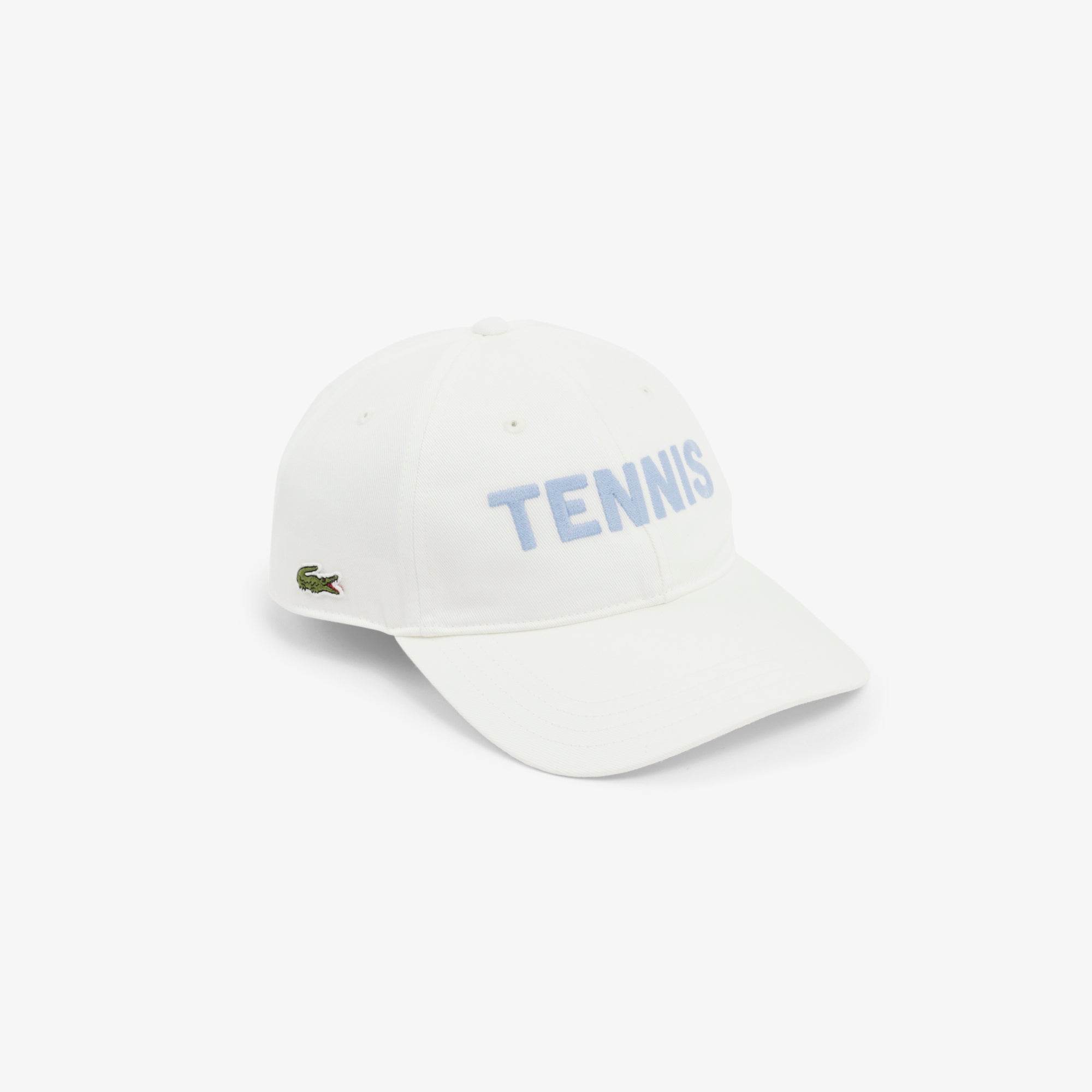 LACOSTE Embroidered Cotton Twill Cap Unisex