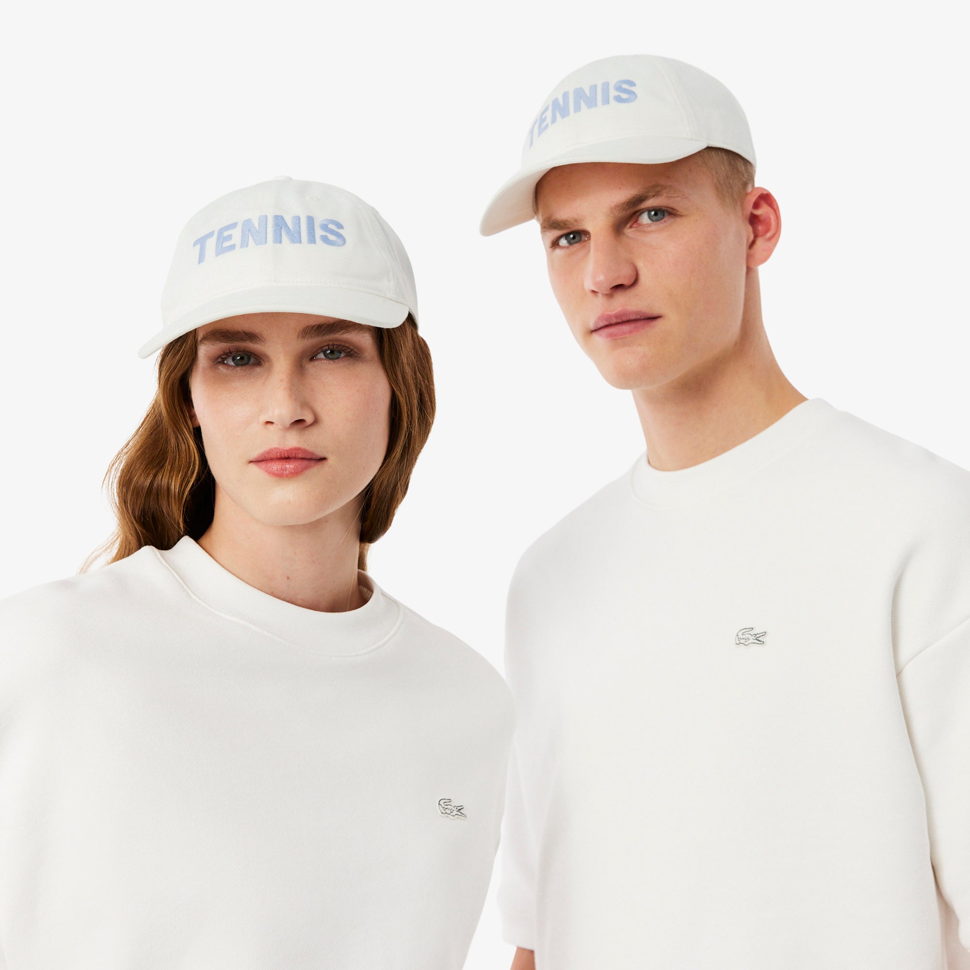 LACOSTE Embroidered Cotton Twill Cap Unisex