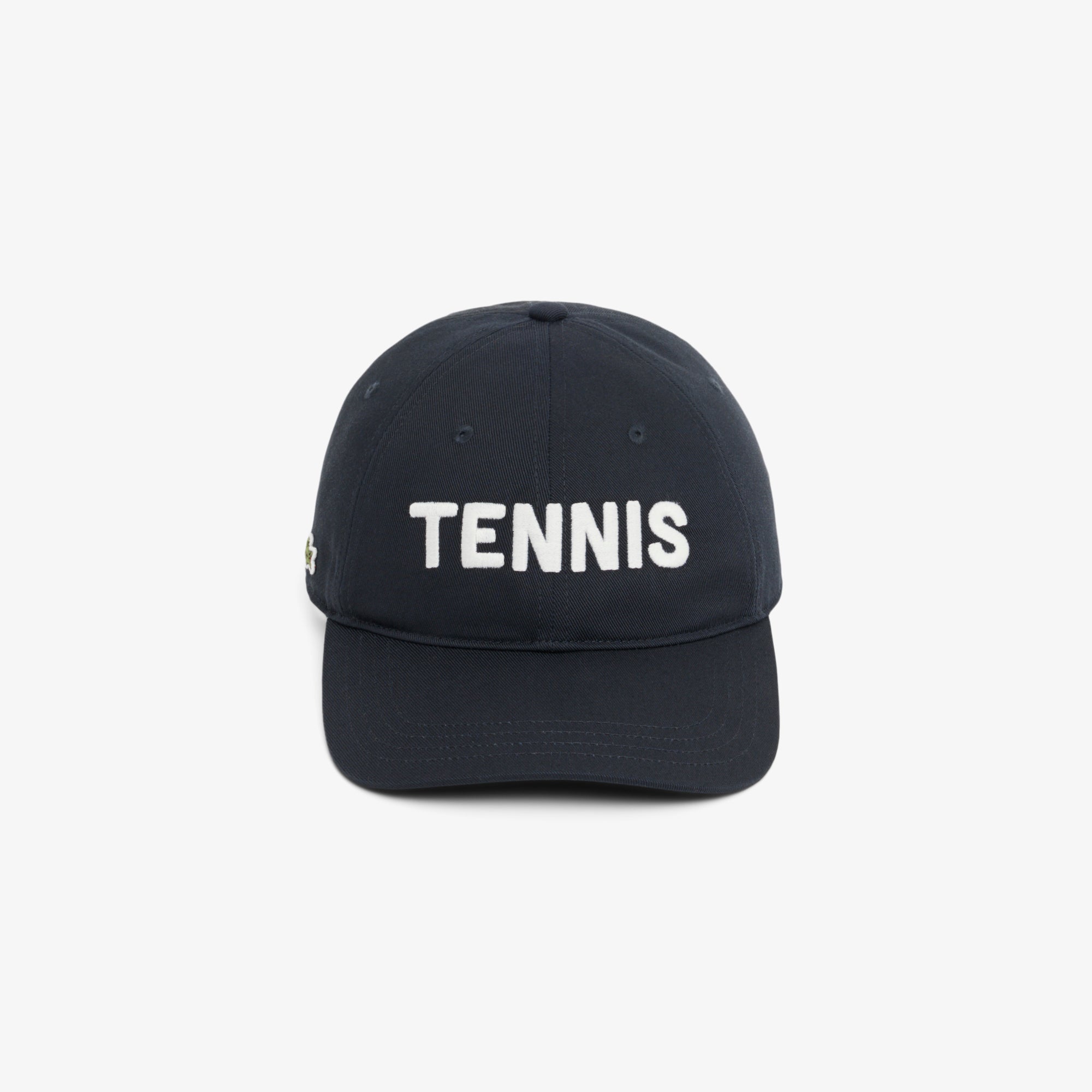LACOSTE Embroidered Cotton Twill Cap Unisex