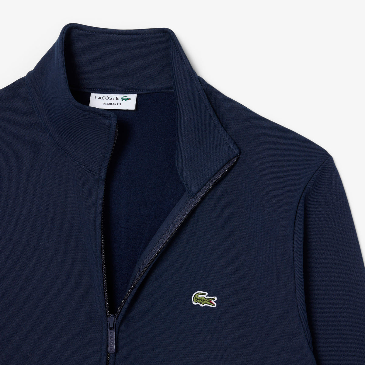 LACOSTE Zipped Fleece Sweatshirt Men