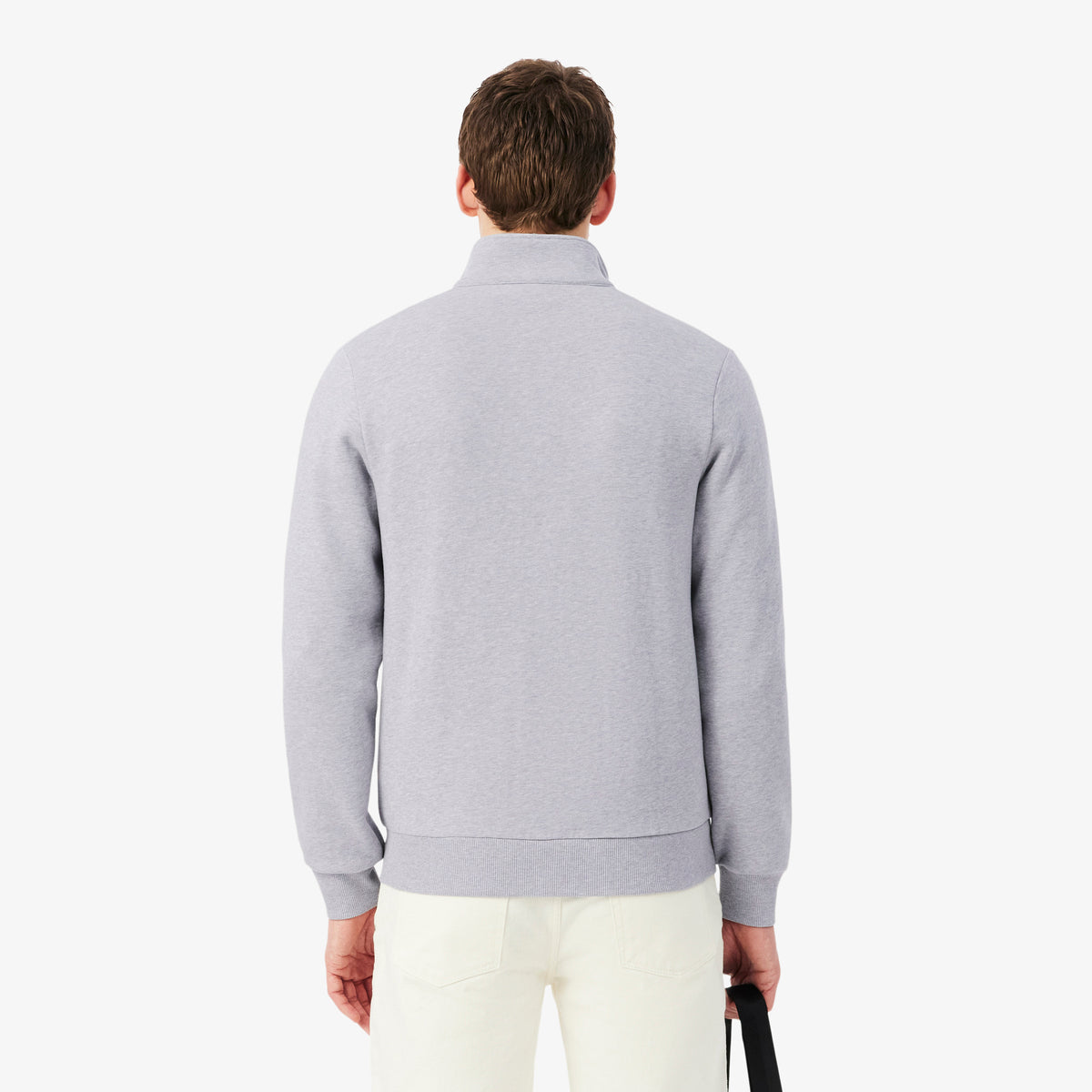LACOSTE Zipped Fleece Sweatshirt Men