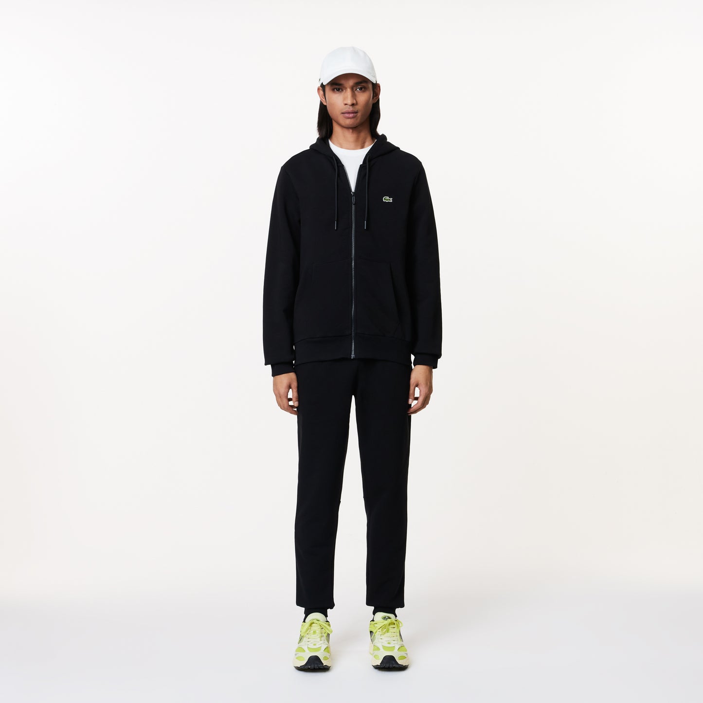 Lacoste Men's Kangaroo Pocket Fleece Zipped Hoodie
