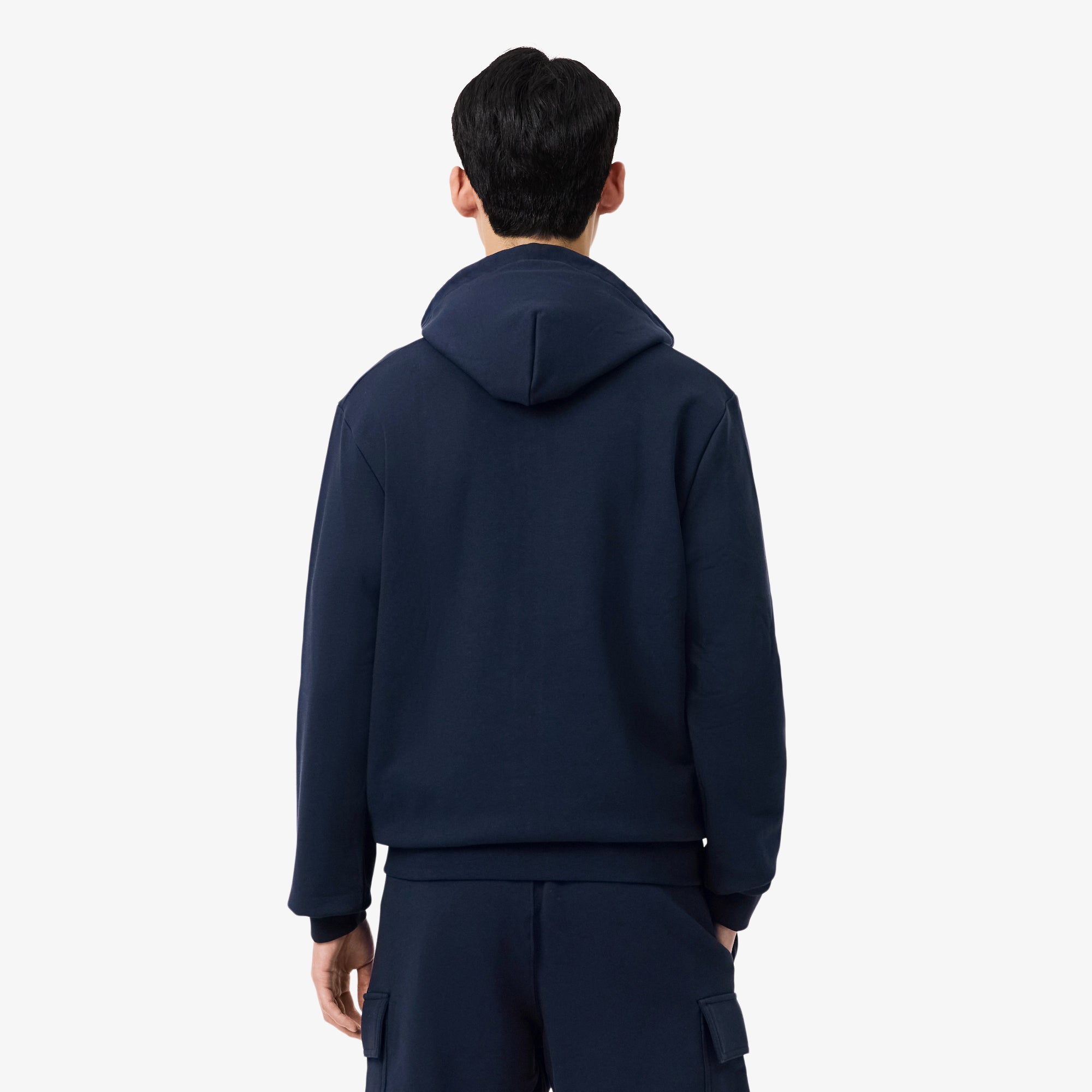LACOSTE Classic Fit Zipped Fleece Sweatshirt