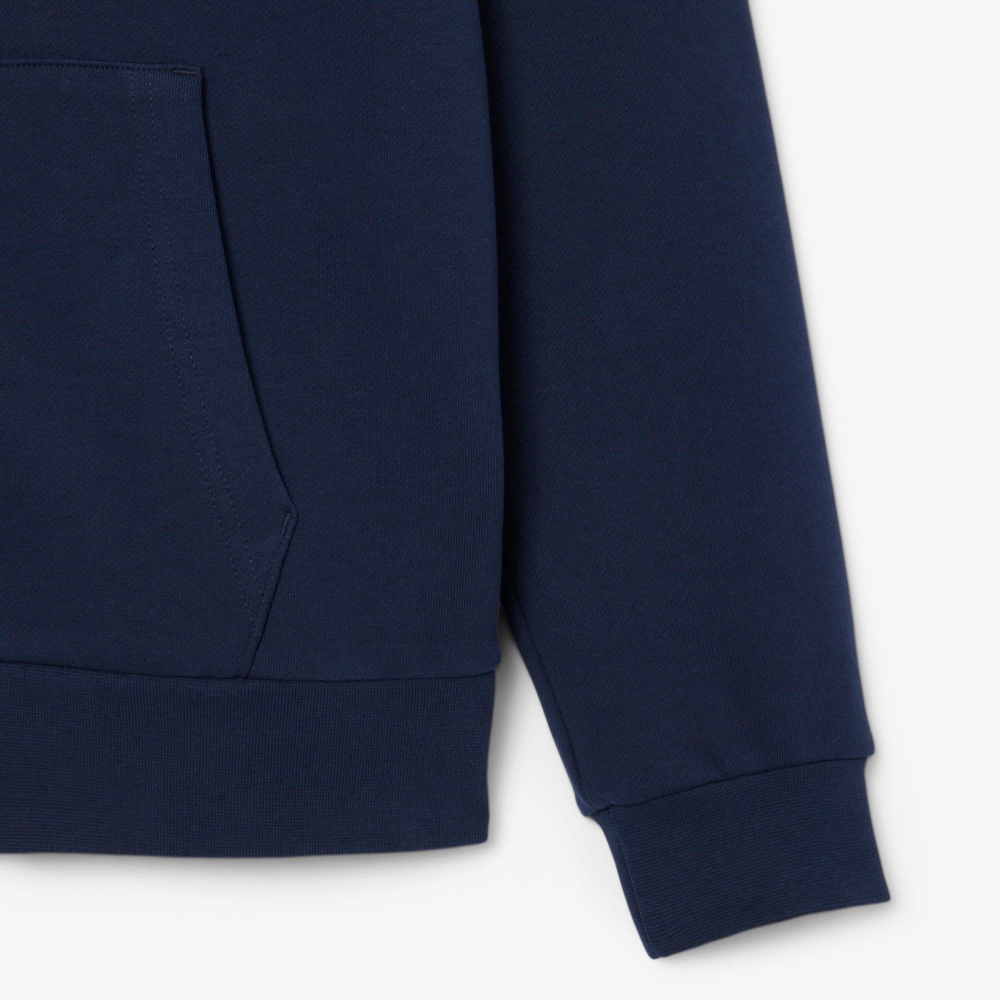 LACOSTE Classic Fit Zipped Fleece Sweatshirt