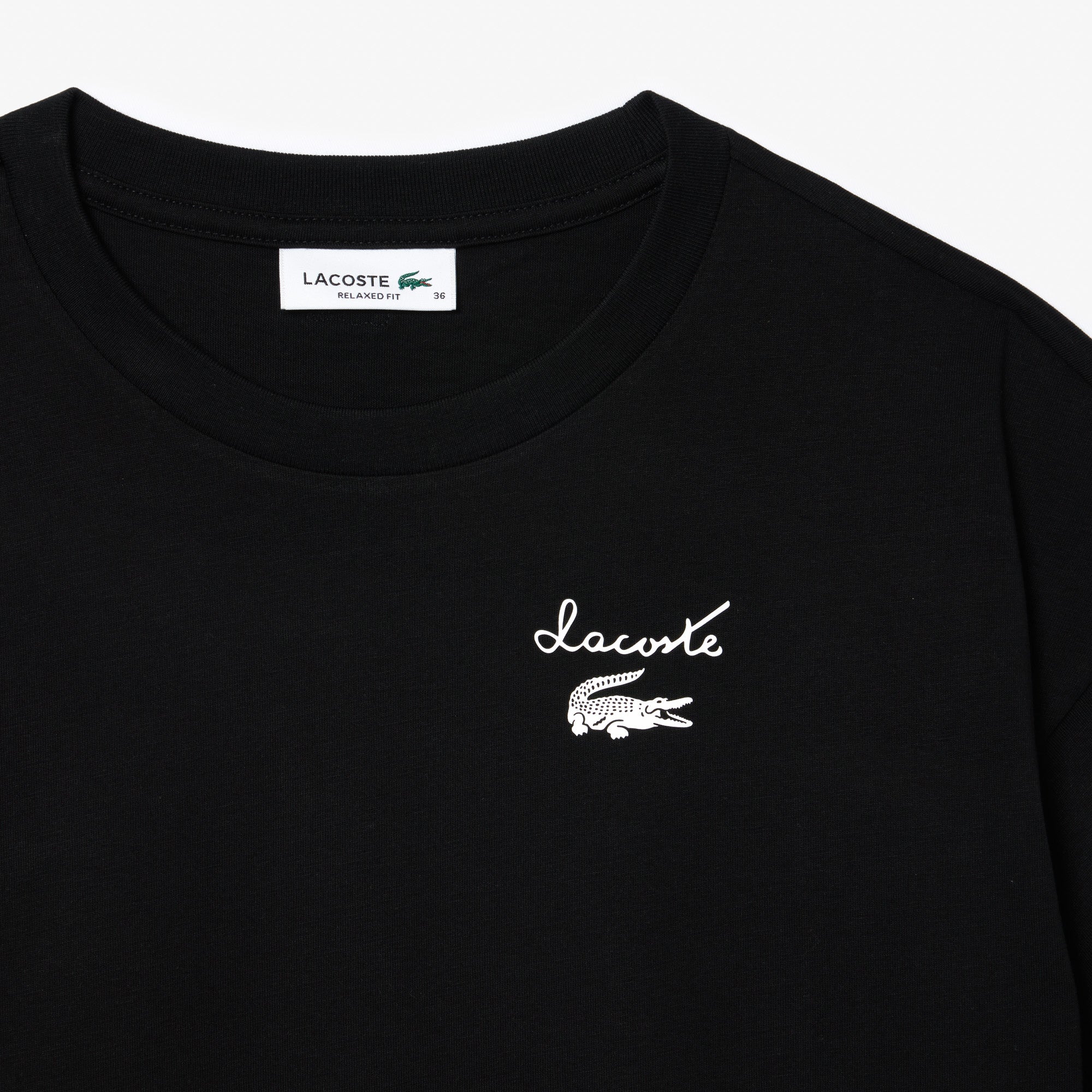 LACOSTE Women's Cotton Logo T-Shirt