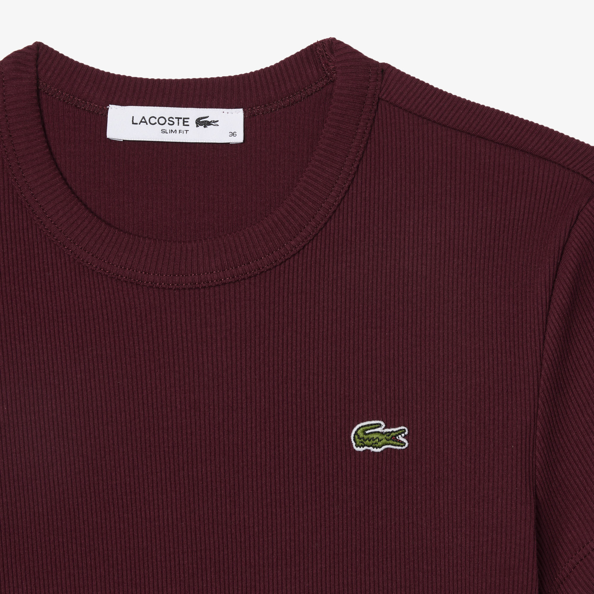 Lacoste Women's Slim Fit Organic Cotton T-shirt