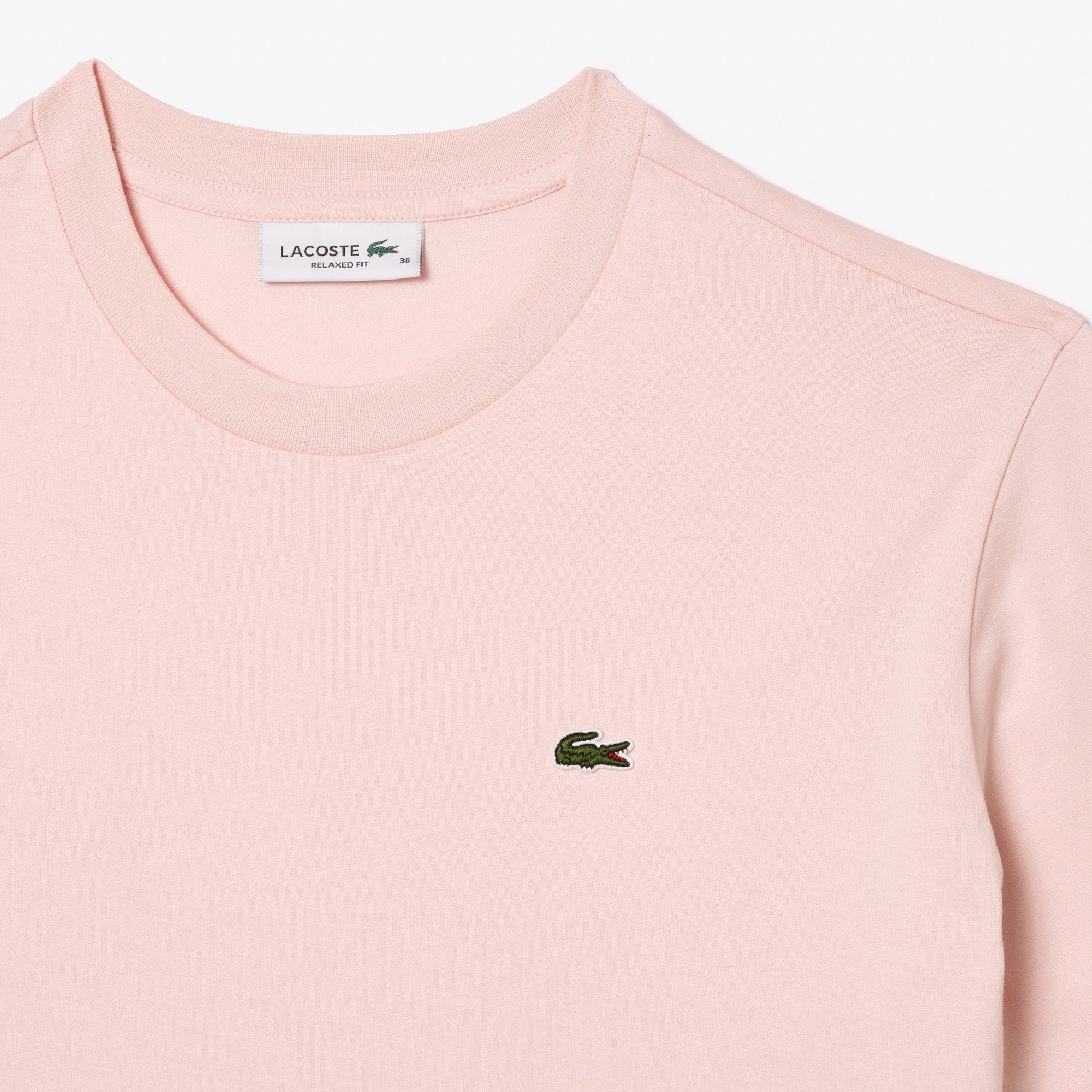 LACOSTE Women's Relaxed Fit Soft Cotton T-shirt