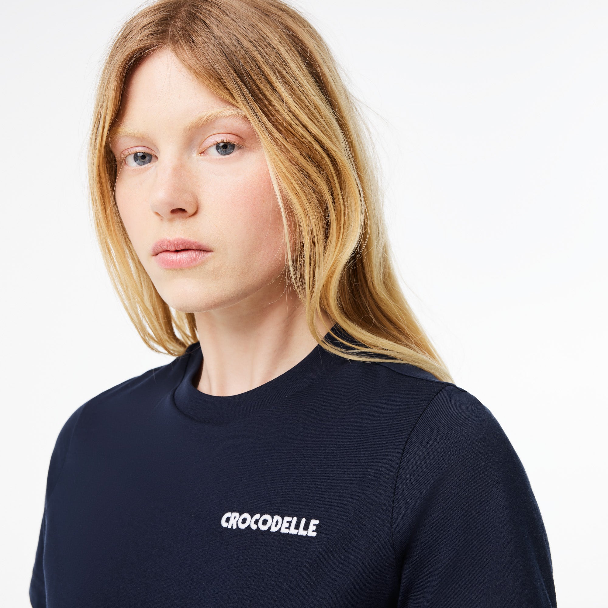 Lacoste Women's Crocodelle Embroidered Cotton T-shirt