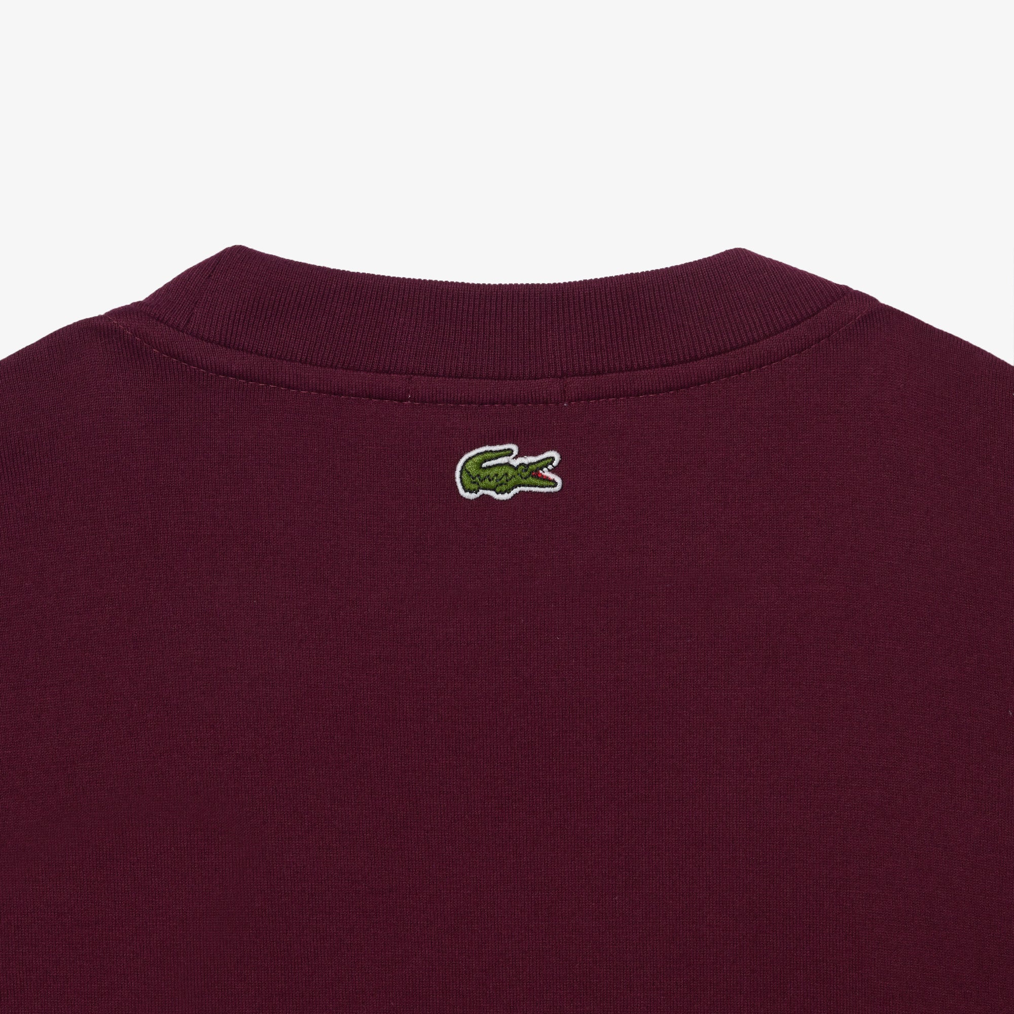 Lacoste Unisex Loose Fit Large Crocodile Organic Cotton T-shirt