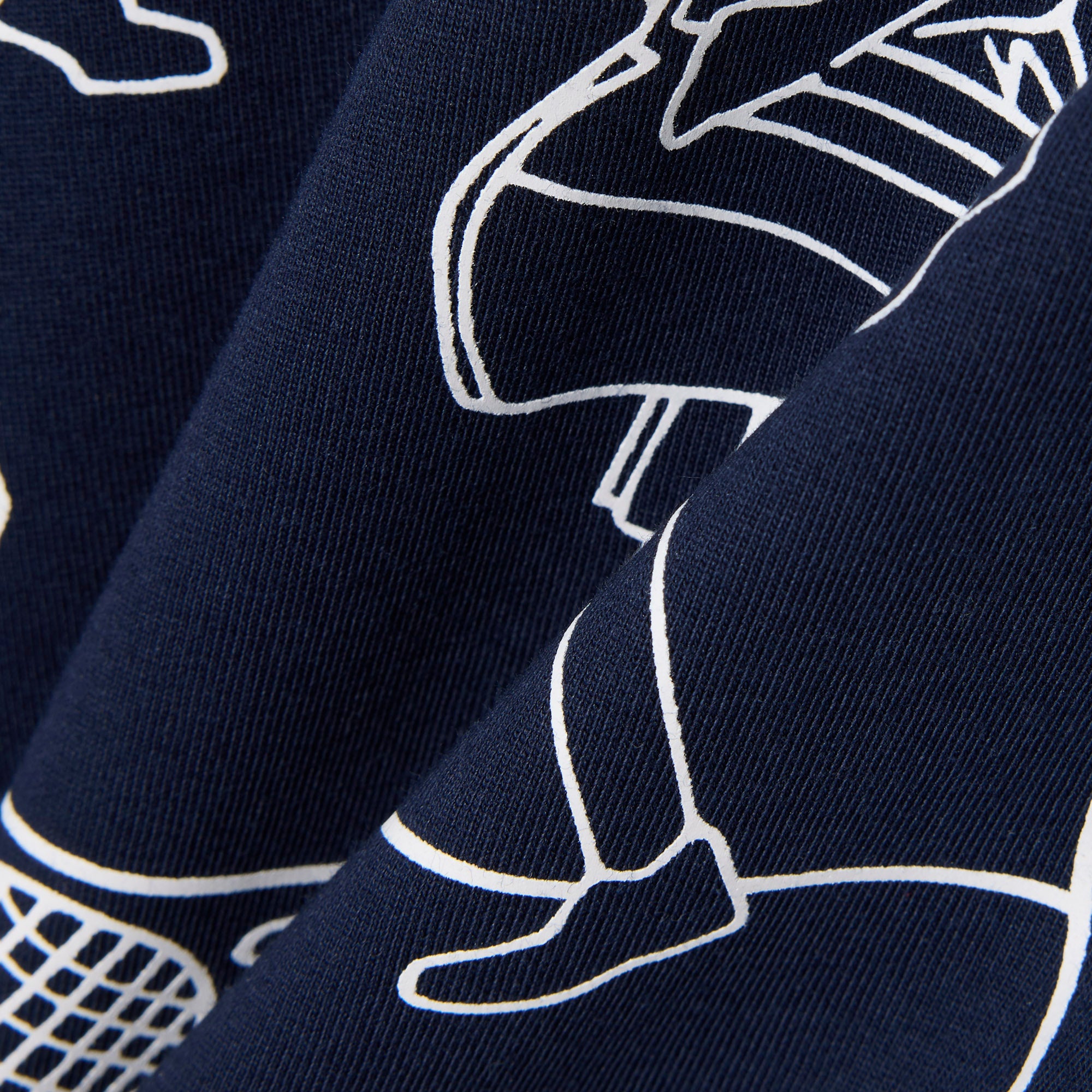 LACOSTE Ultra Dry Printed Tennis T-shirt