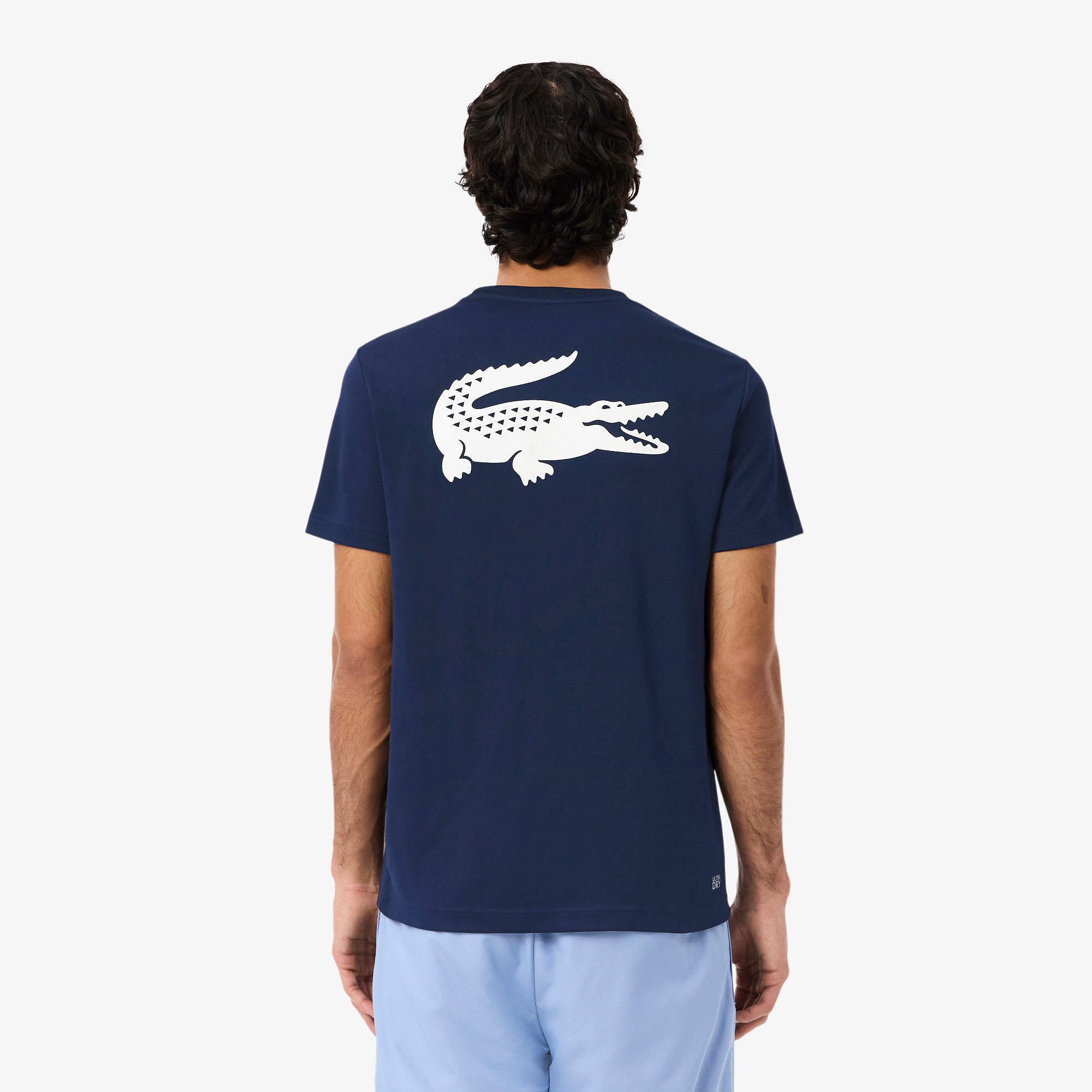 LACOSTE Ultra Dry Crocodile Print Sport T-shirt
