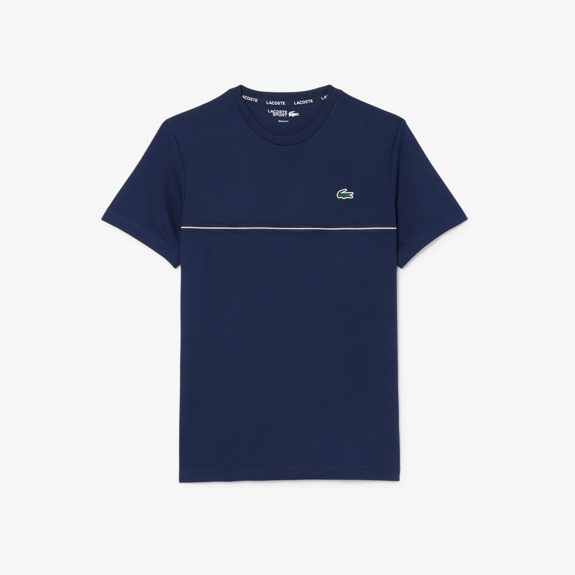 LACOSTE Ultra Dry Crocodile Print Sport T-shirt