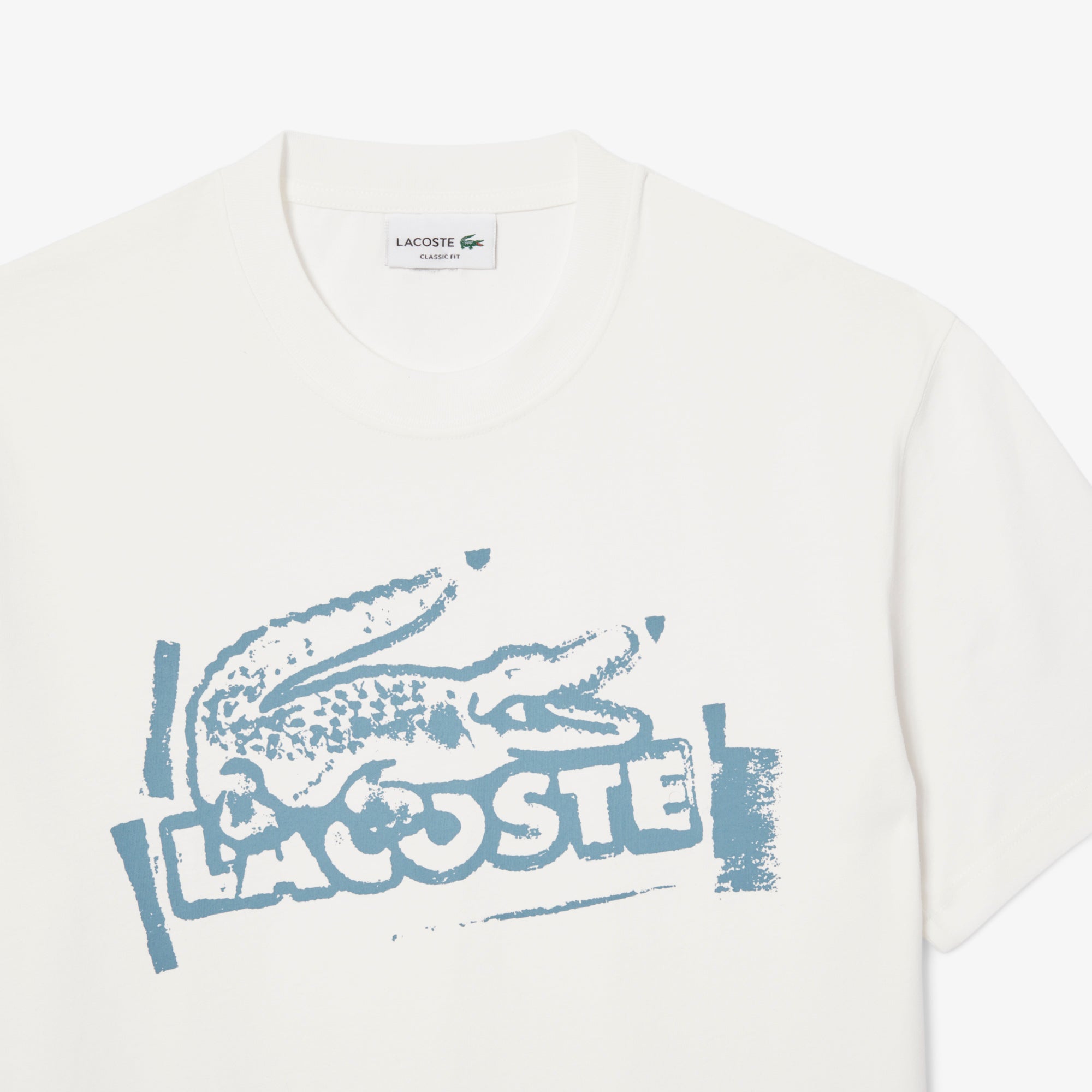 LACOSTE Men's Printed Cotton Jersey T-Shirt