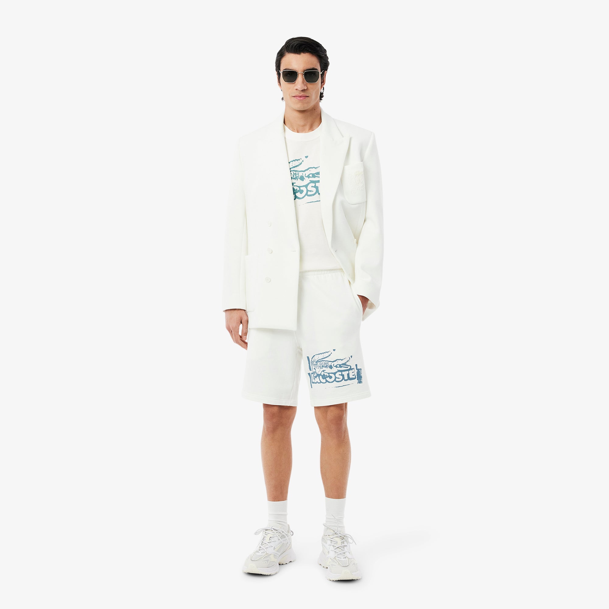 LACOSTE Men's Printed Cotton Jersey T-Shirt