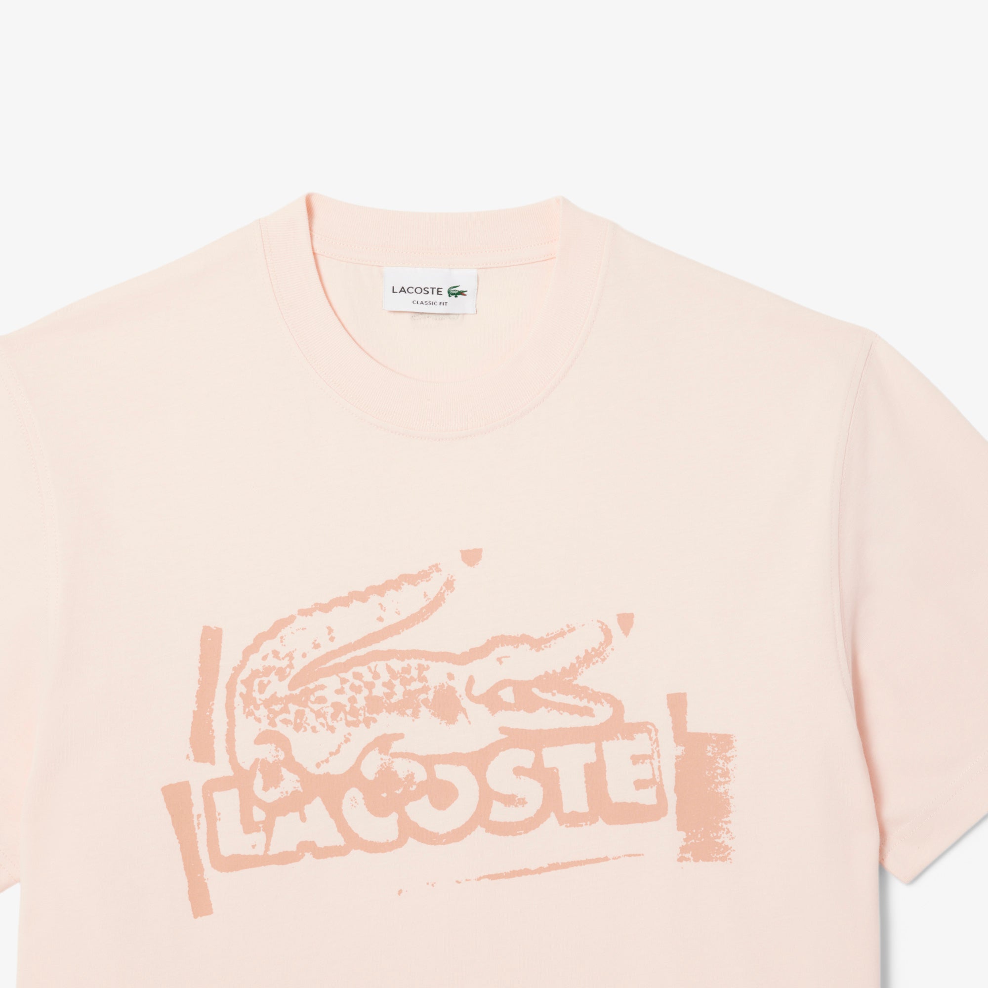 Lacoste Printed Cotton Jersey T-shirt