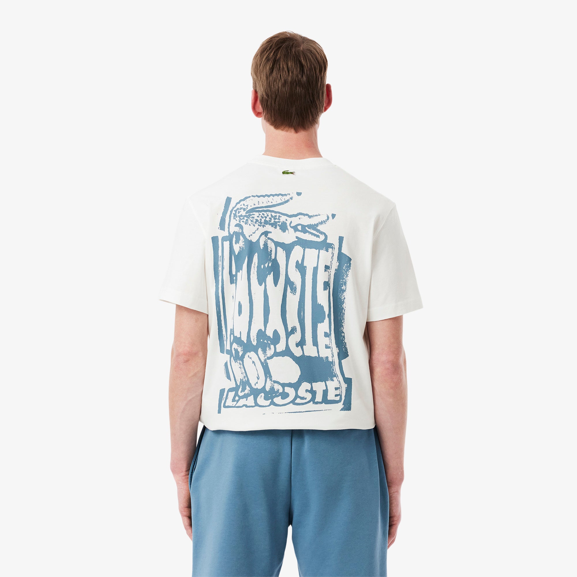 LACOSTE Cotton Jersey Graphic T-shirt