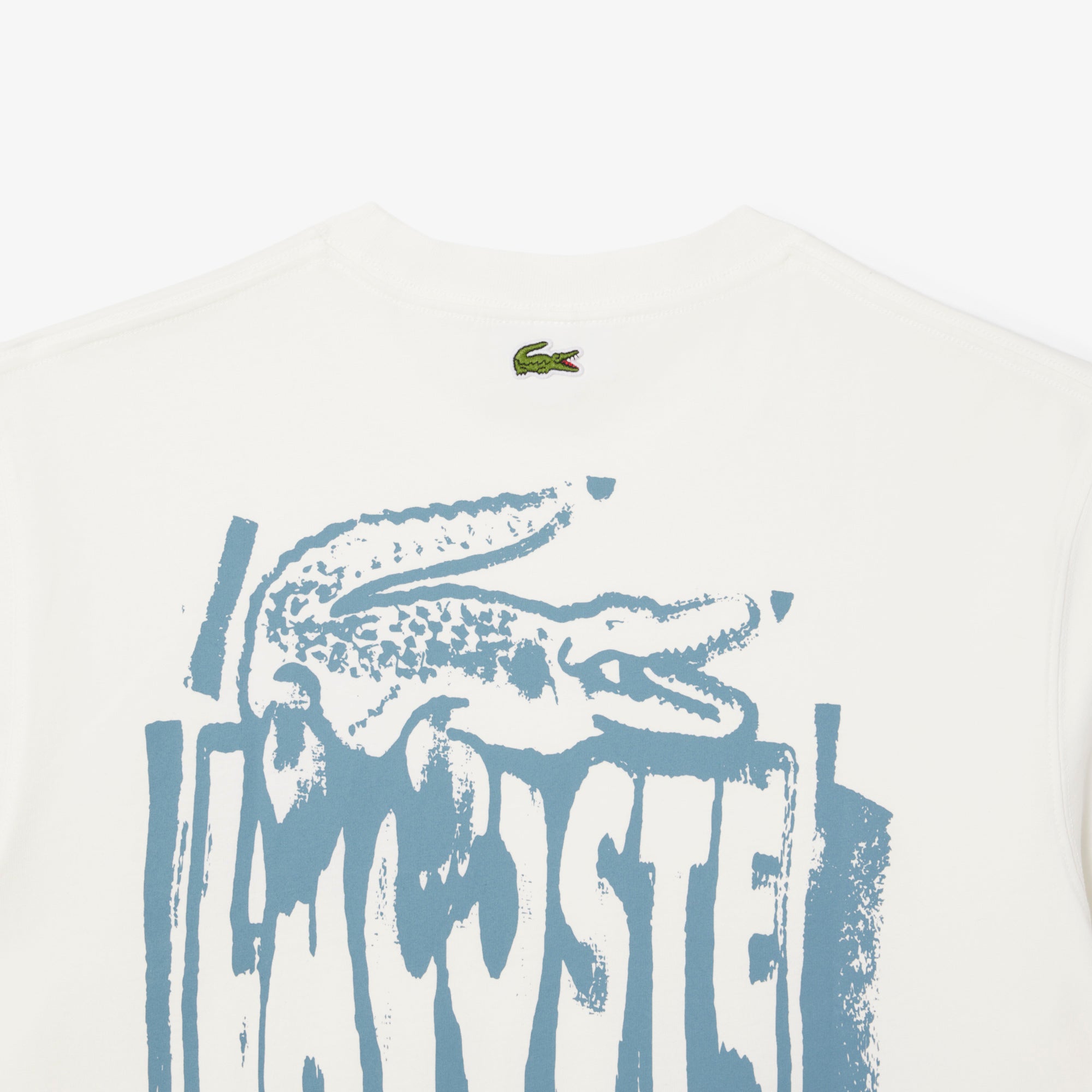 LACOSTE Cotton Jersey Graphic T-shirt