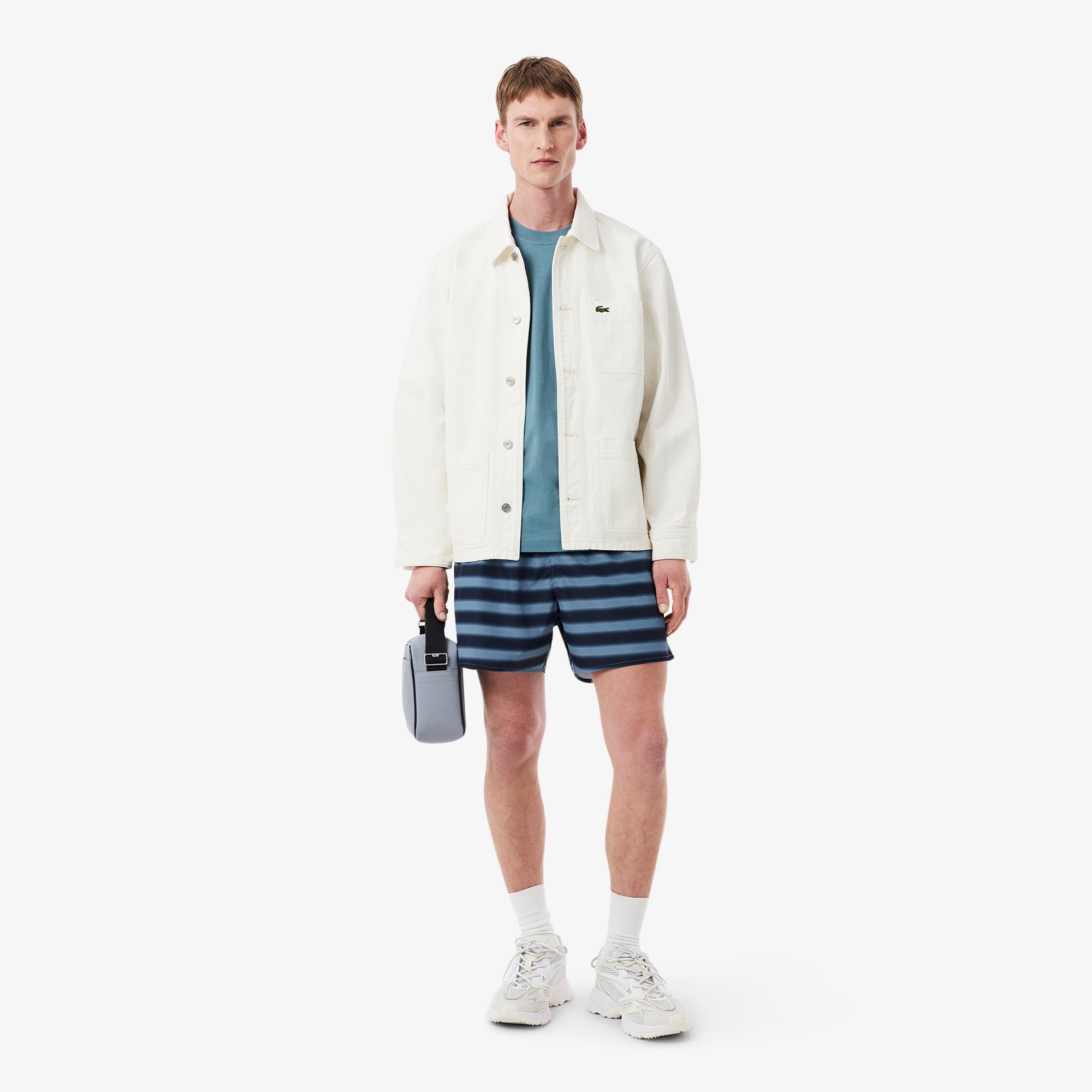 LACOSTE Cotton Jersey Graphic T-shirt