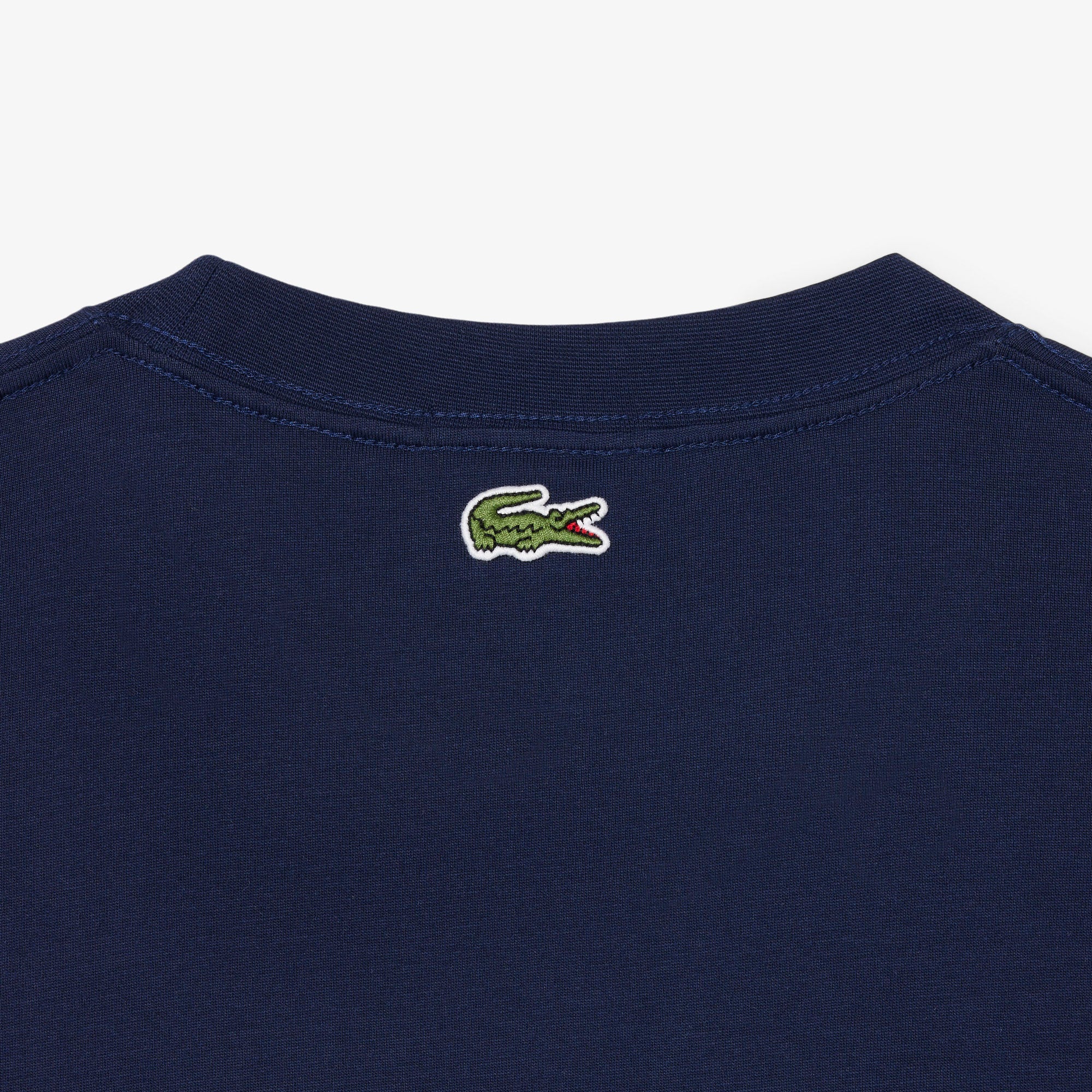 LACOSTE Embossed Branding Cotton T-shirt Unisex