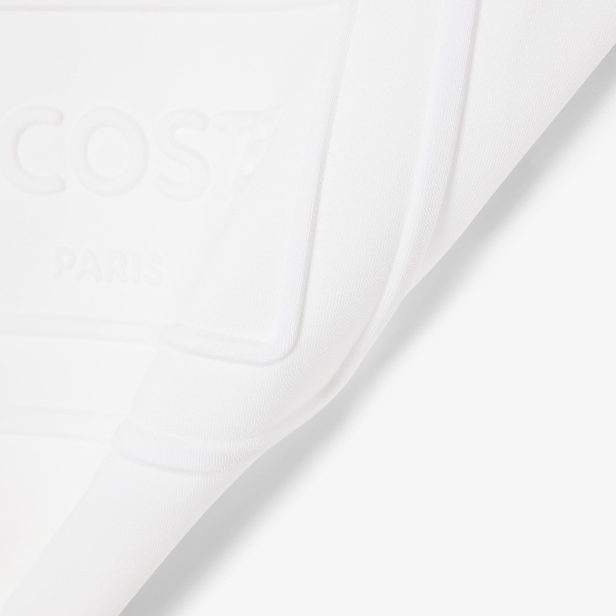 LACOSTE Embossed Branding Cotton T-shirt Unisex