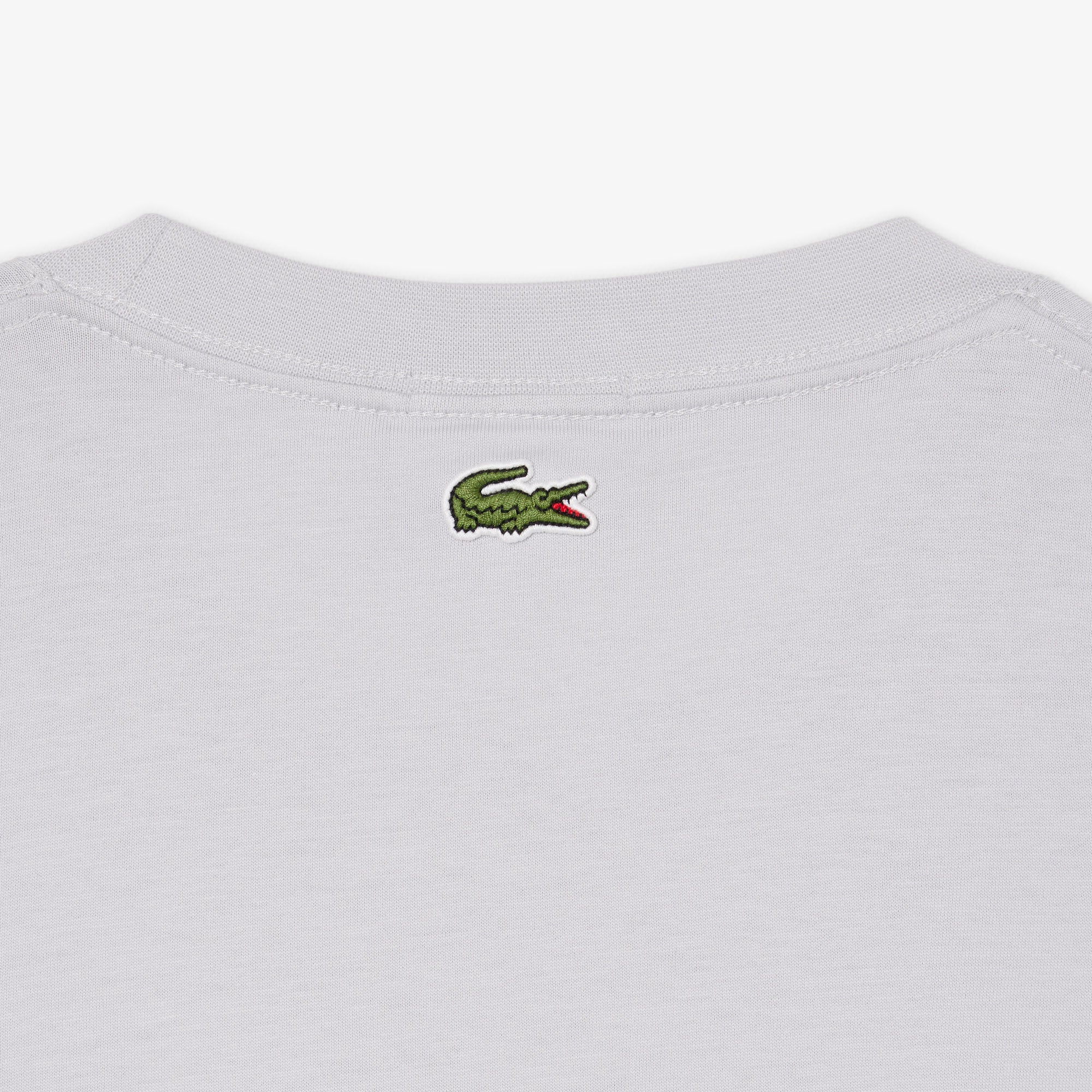 LACOSTE Embossed Branding Cotton T-shirt Unisex