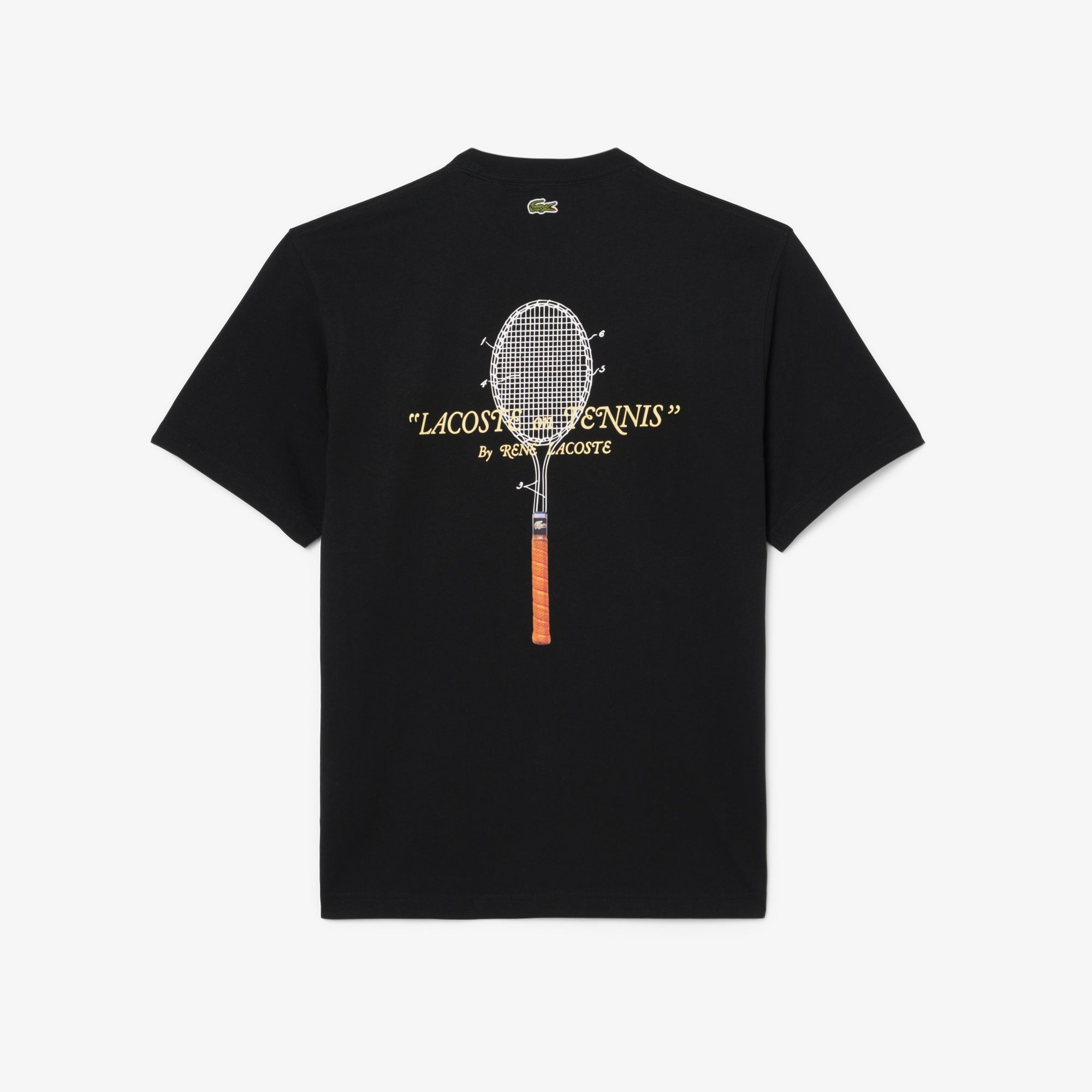 LACOSTE Embroidered Cotton T-shirt