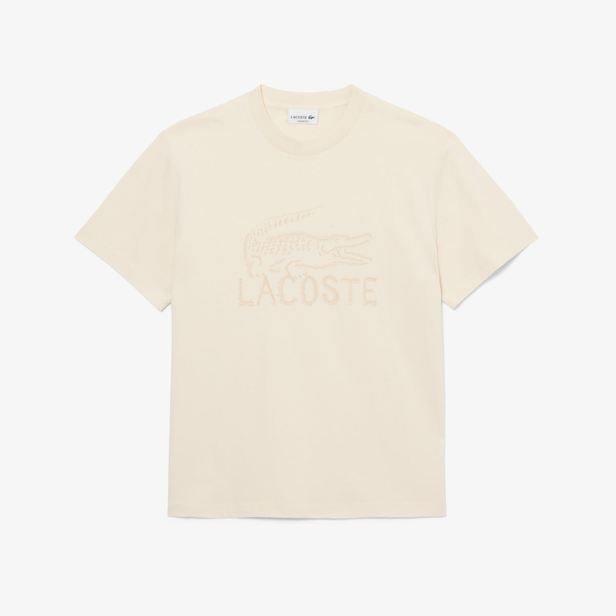 LACOSTE Printed Cotton T-shirt Men