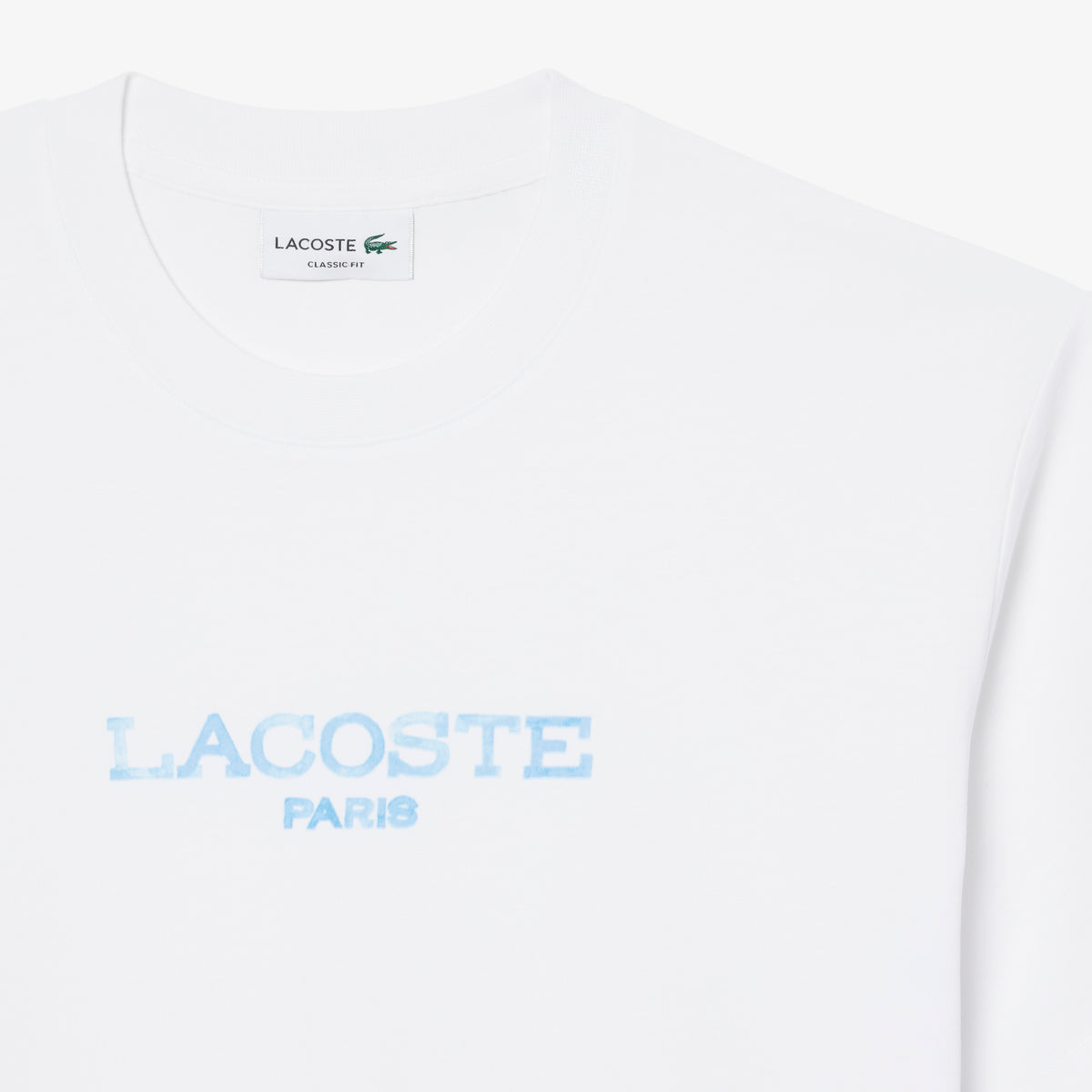 LACOSTE Printed Cotton T-Shirt Men