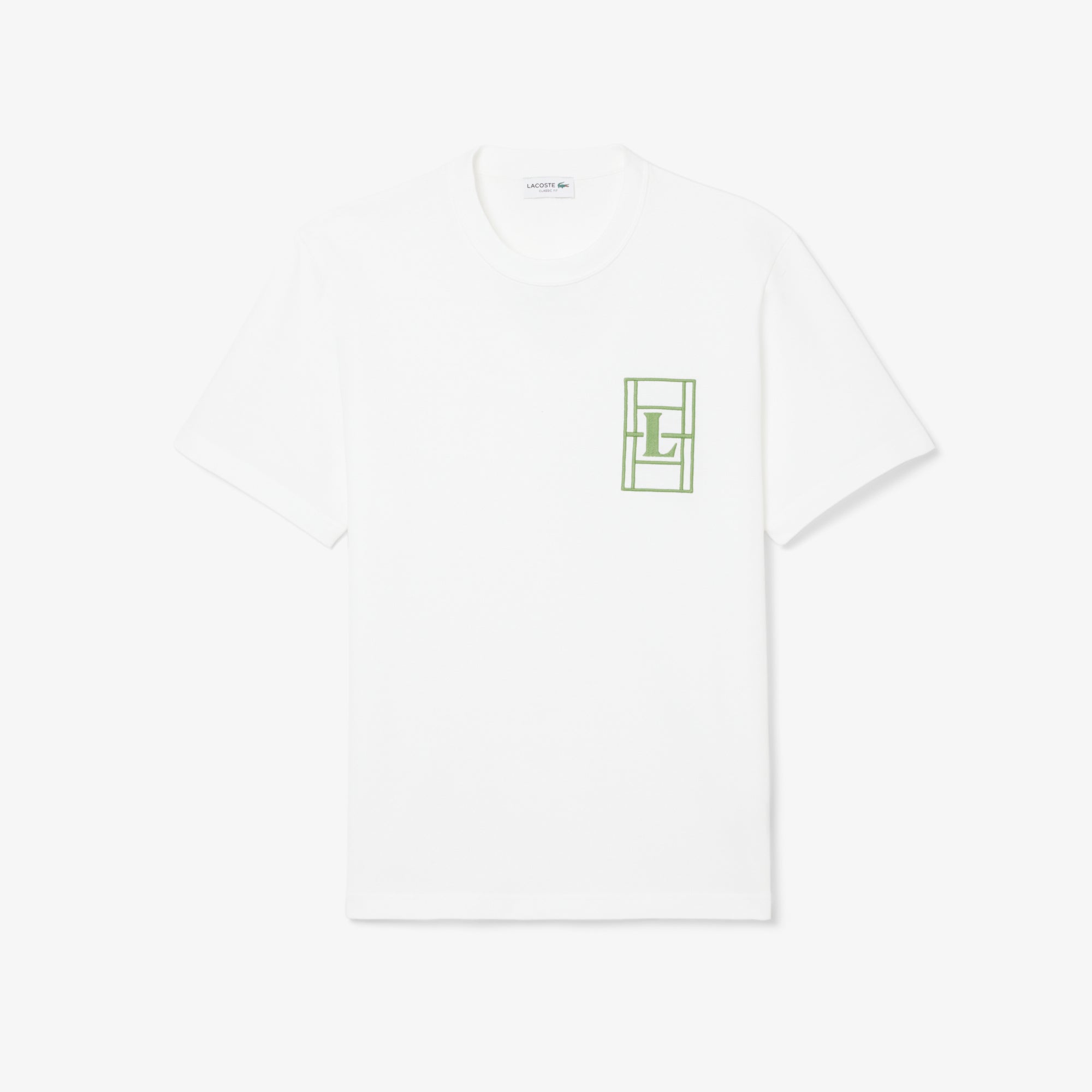 LACOSTE Embroidered Heavy Jersey T-shirt